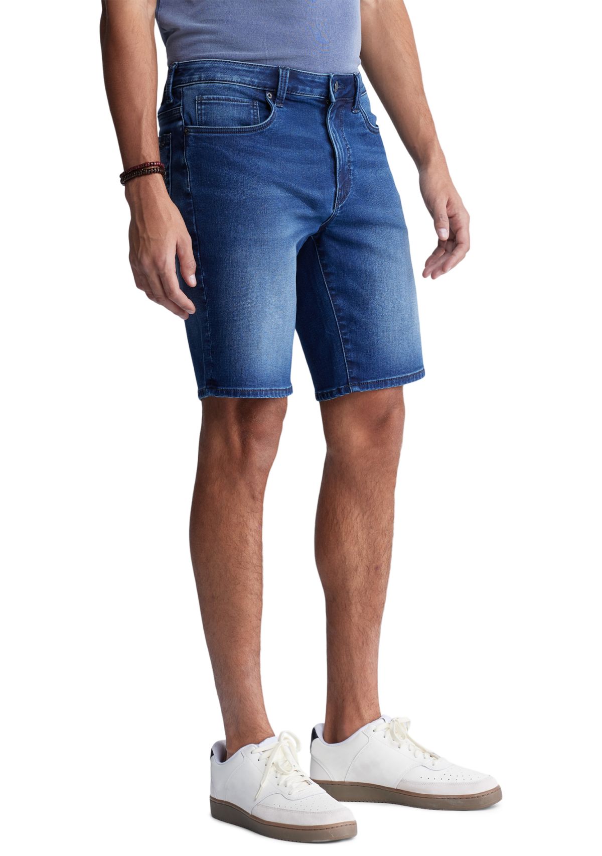 Mens Dean Relaxed Straight Dean Denim Shorts