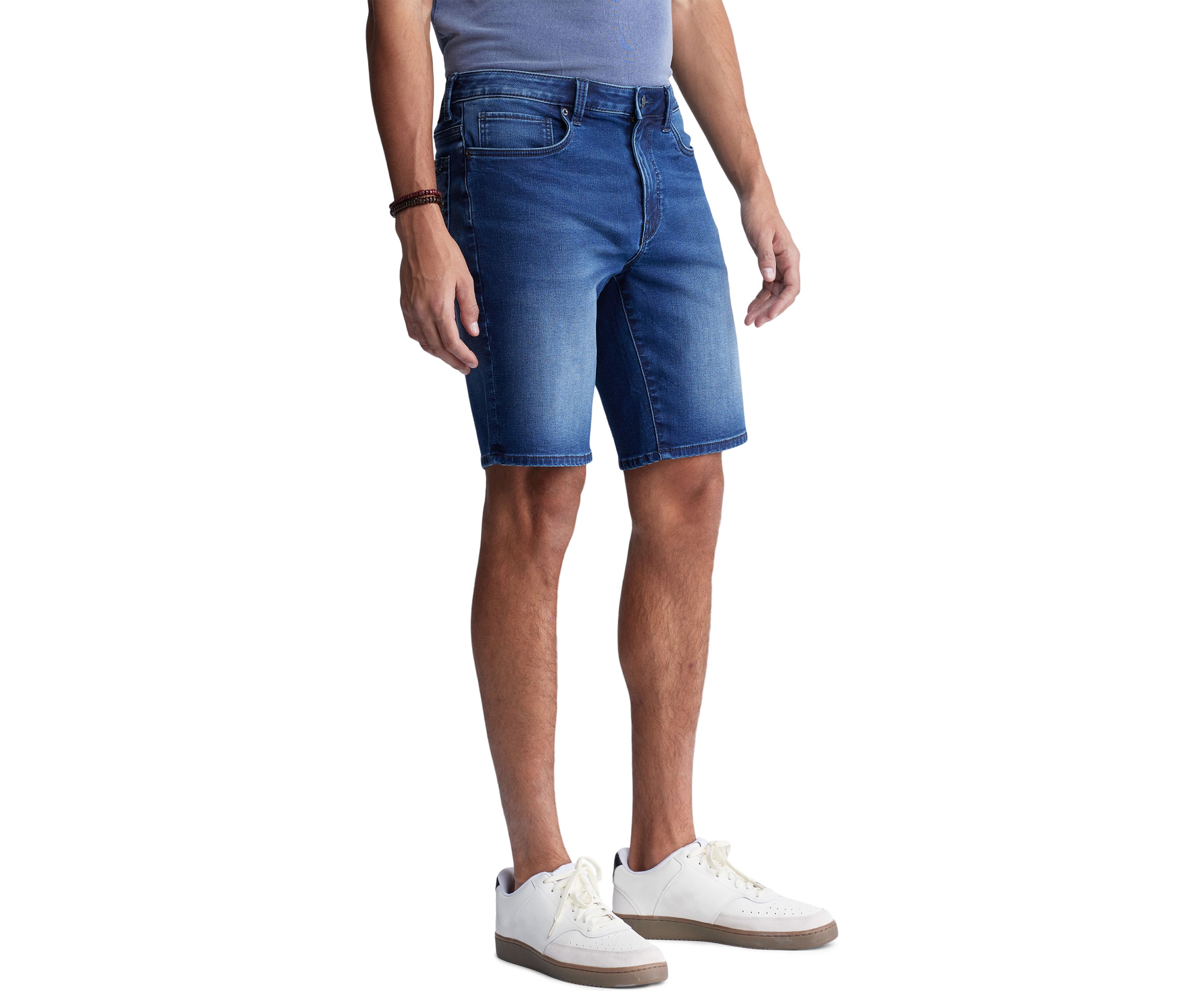 Mens Dean Relaxed Straight Dean Denim Shorts