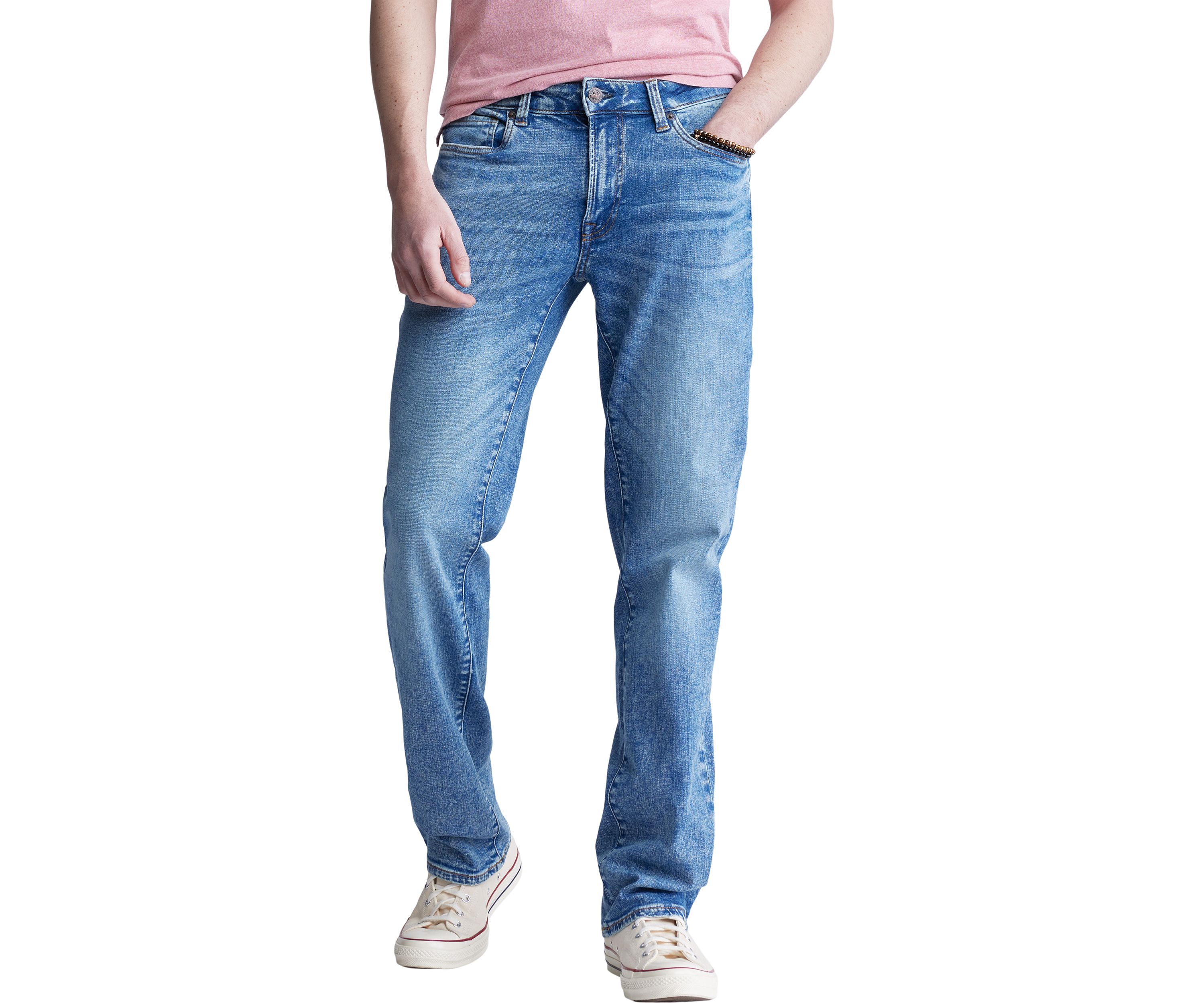 Mens Relaxed Driven Straight Jeans