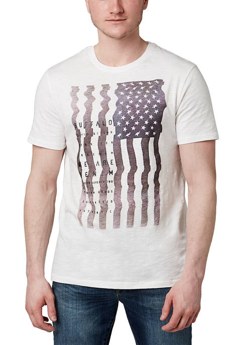 BUFFALO DAVID BITTON® Juniors Tiowa Flag Graphic T-Shirt