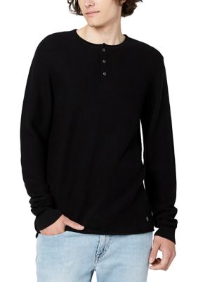 Wifuz Henley Knit Shirt