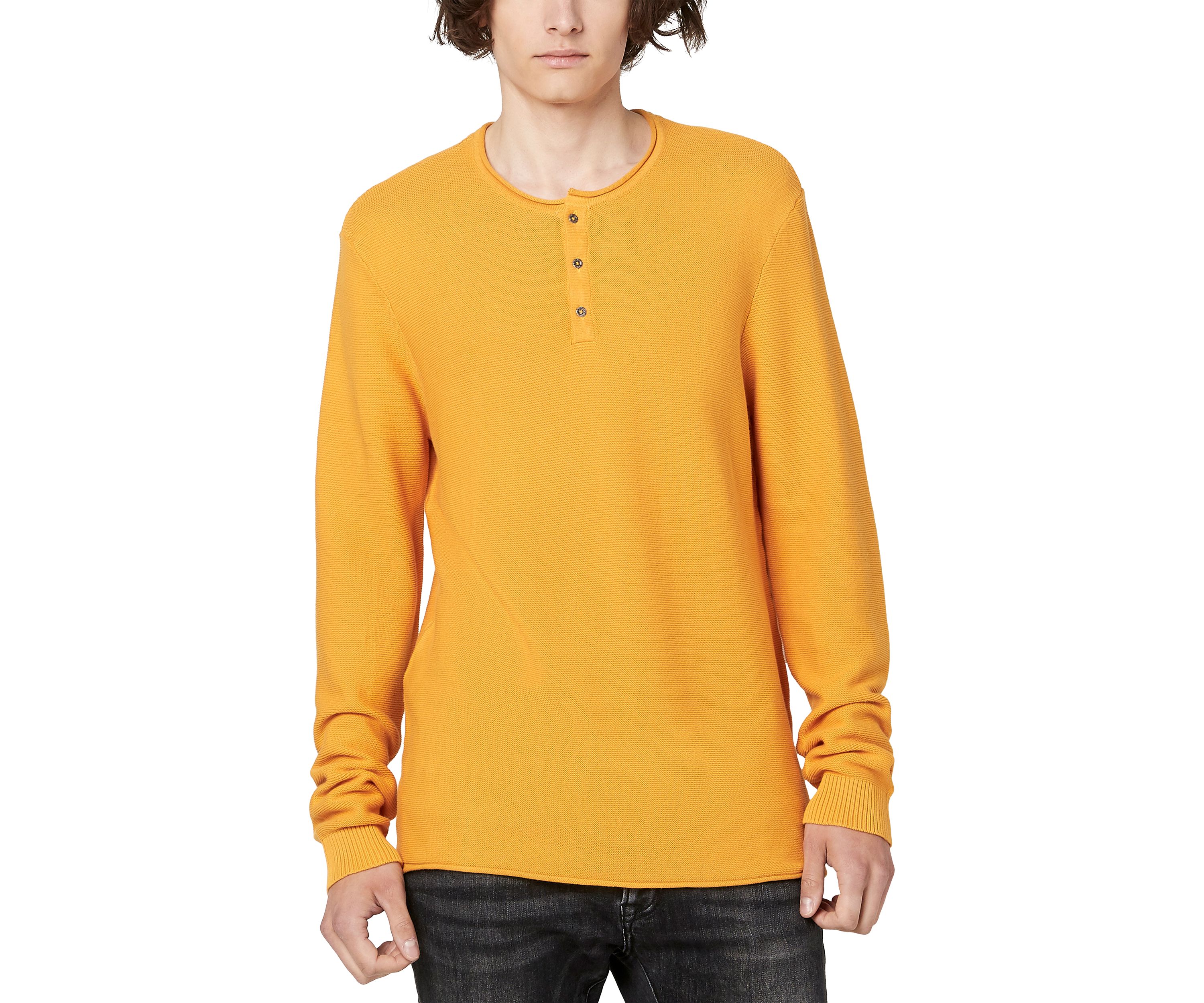 Wifuz Henley Knit Shirt