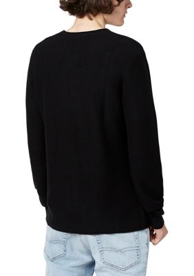 Wifuz Henley Knit Shirt