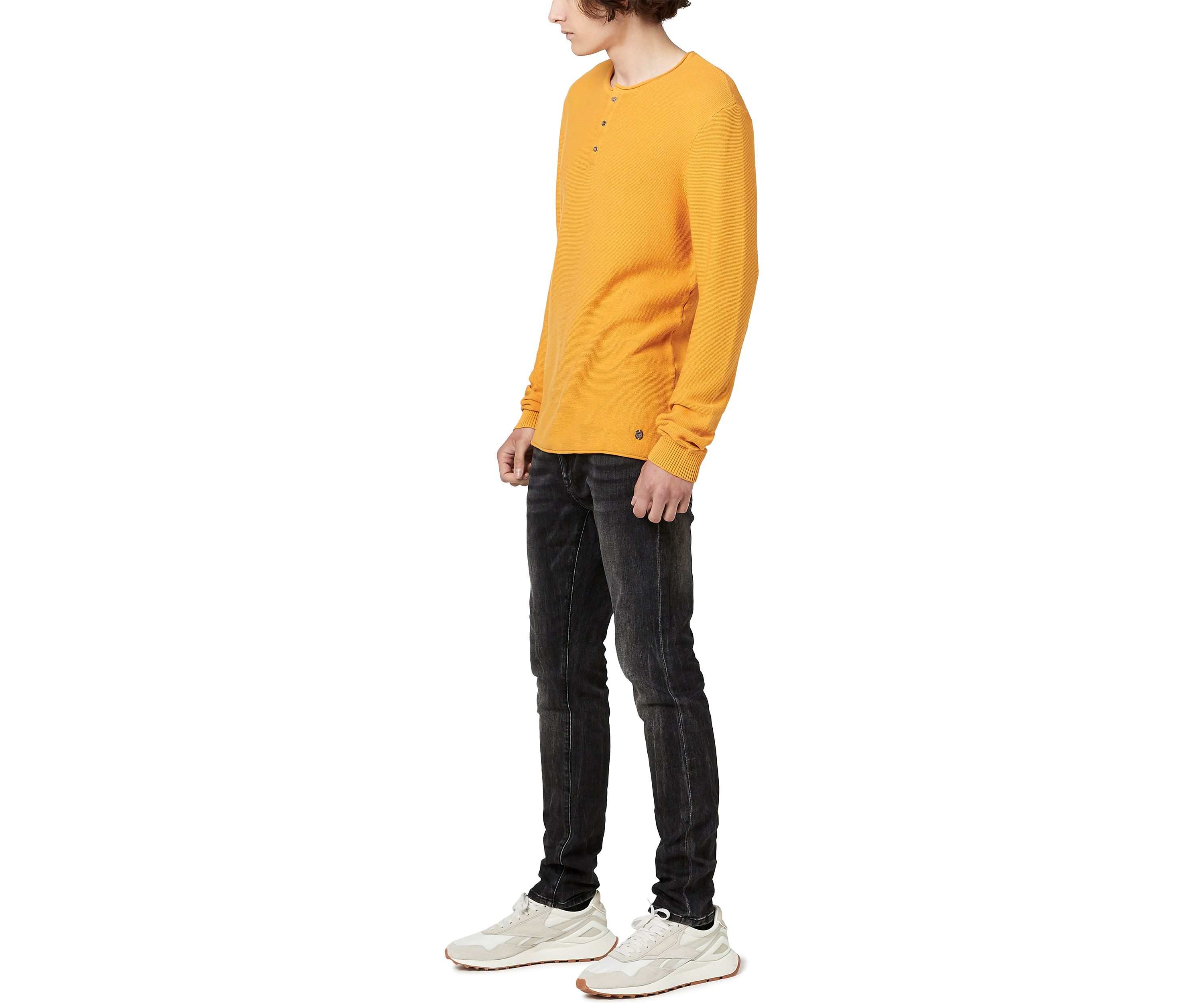 Wifuz Henley Knit Shirt
