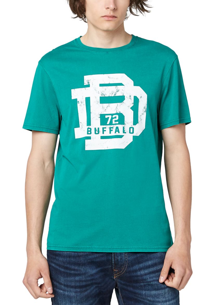 Tobeen Acid Wash Varsity Letters T-Shirt