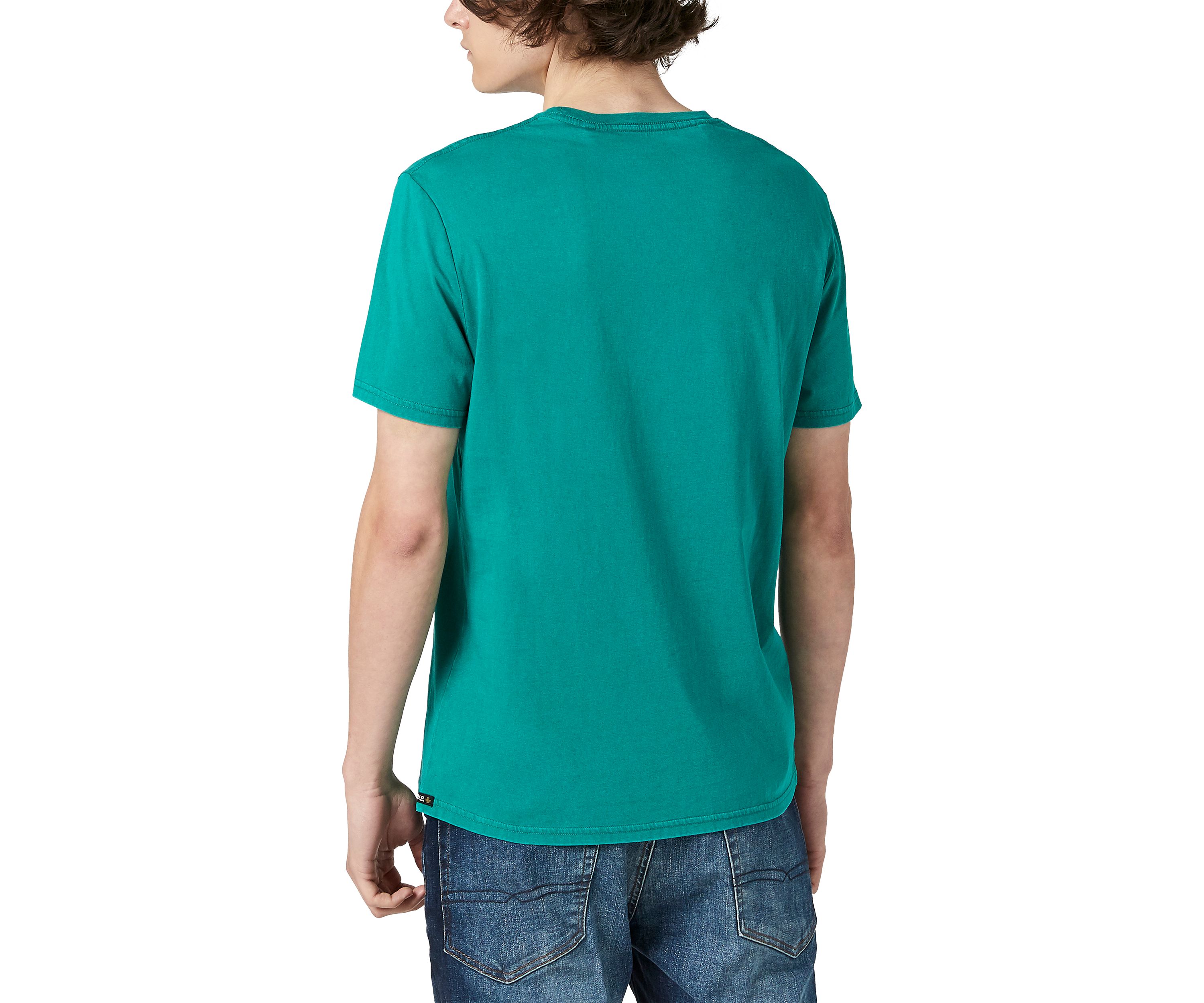 Tobeen Acid Wash Varsity Letters T-Shirt