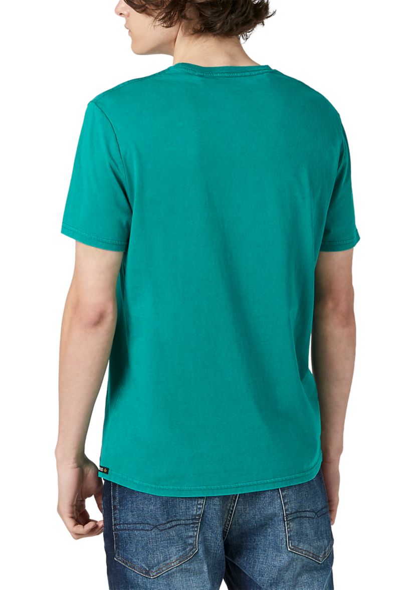 Tobeen Acid Wash Varsity Letters T-Shirt