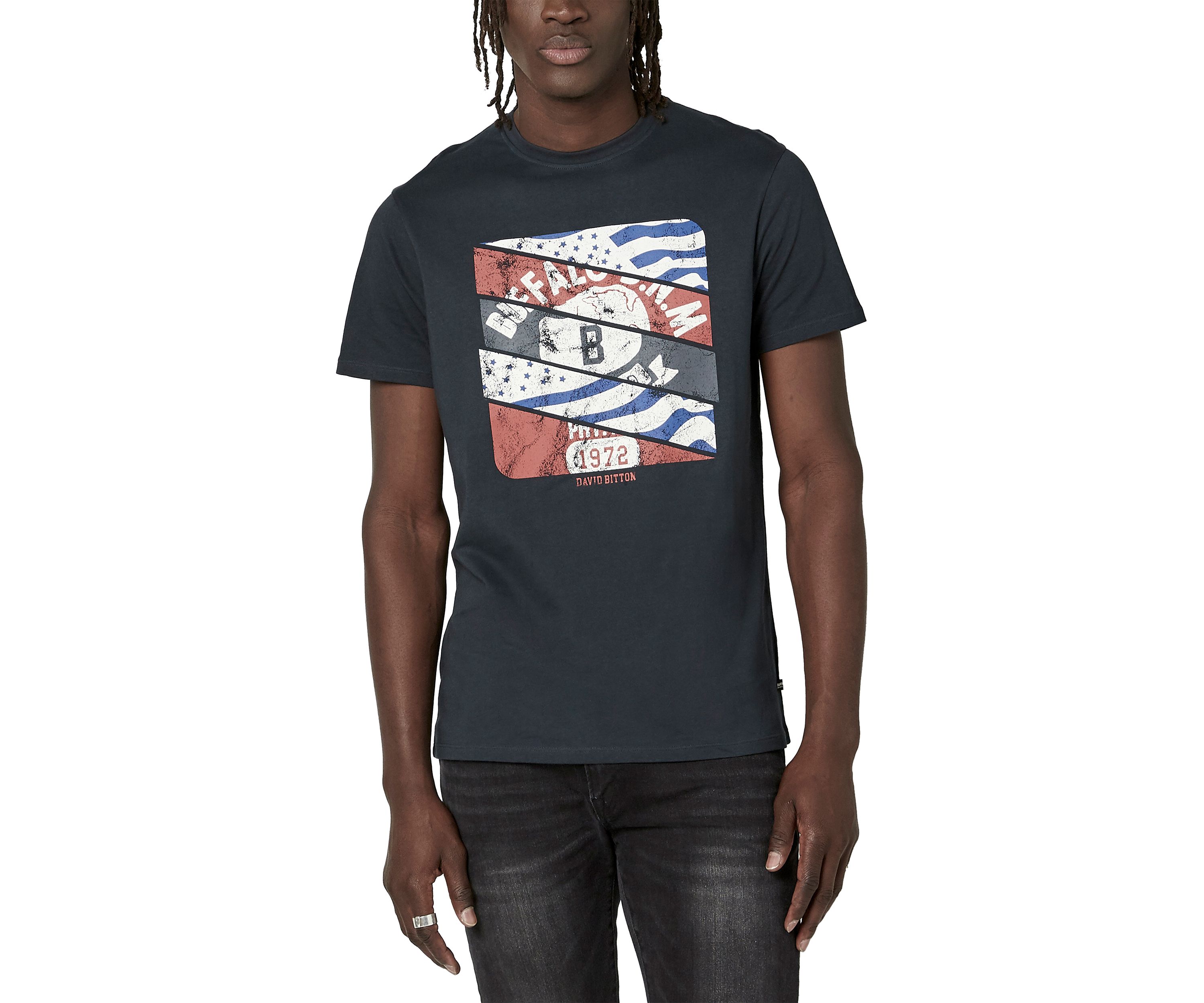Spliced Logo Tachop Graphic T-Shirt