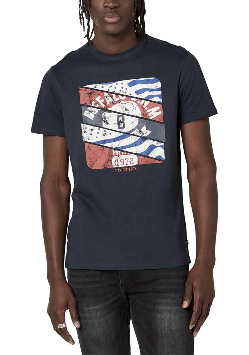 Spliced Logo Tachop Graphic T-Shirt