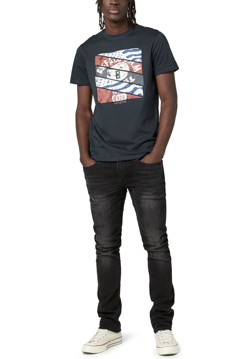 Spliced Logo Tachop Graphic T-Shirt
