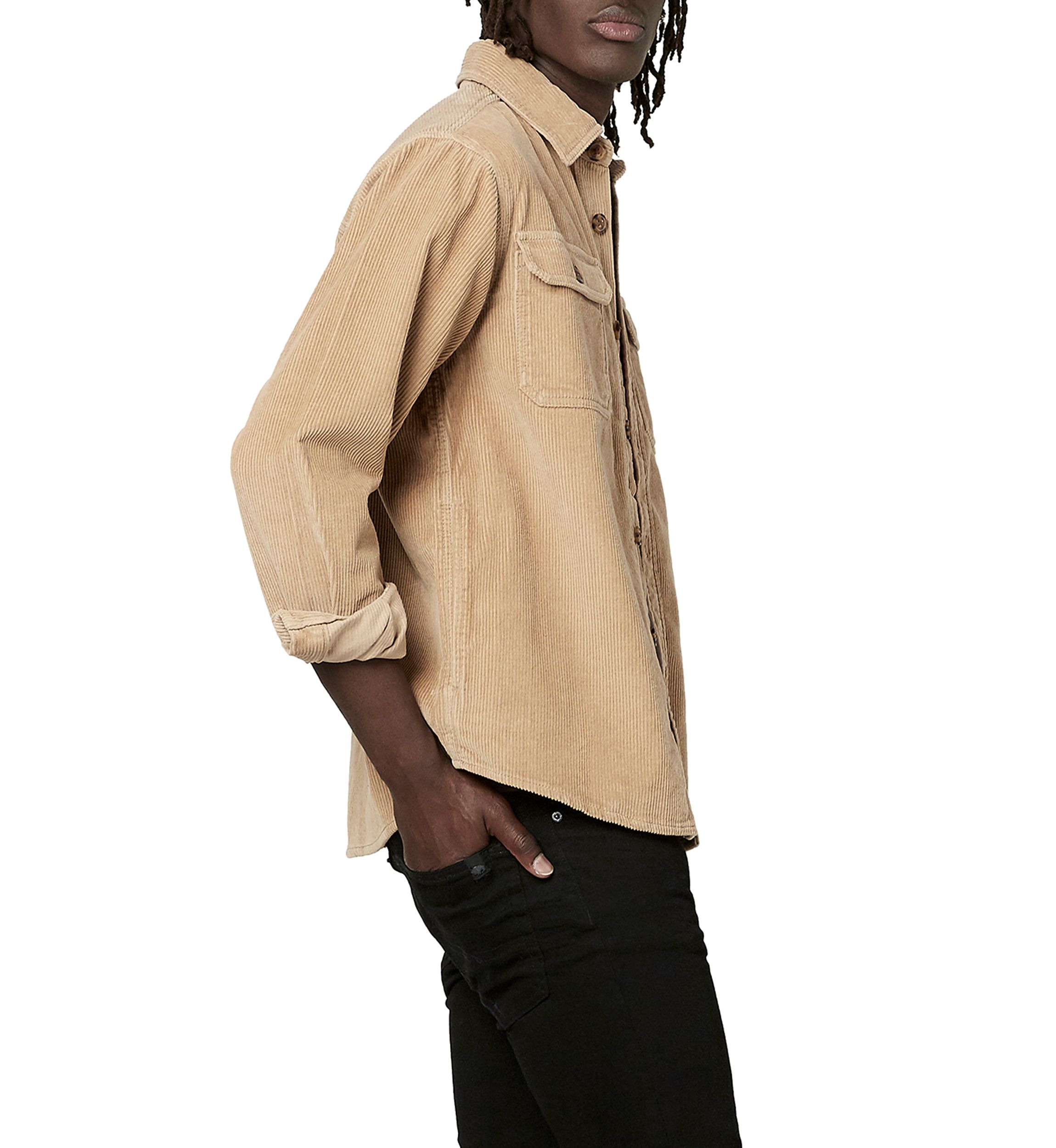 Mens Corduroy Shacket 
