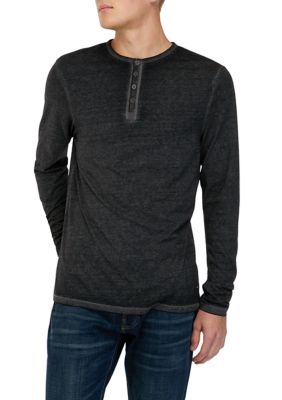 Kaduk Long Sleeve Jersey Henley Shirt