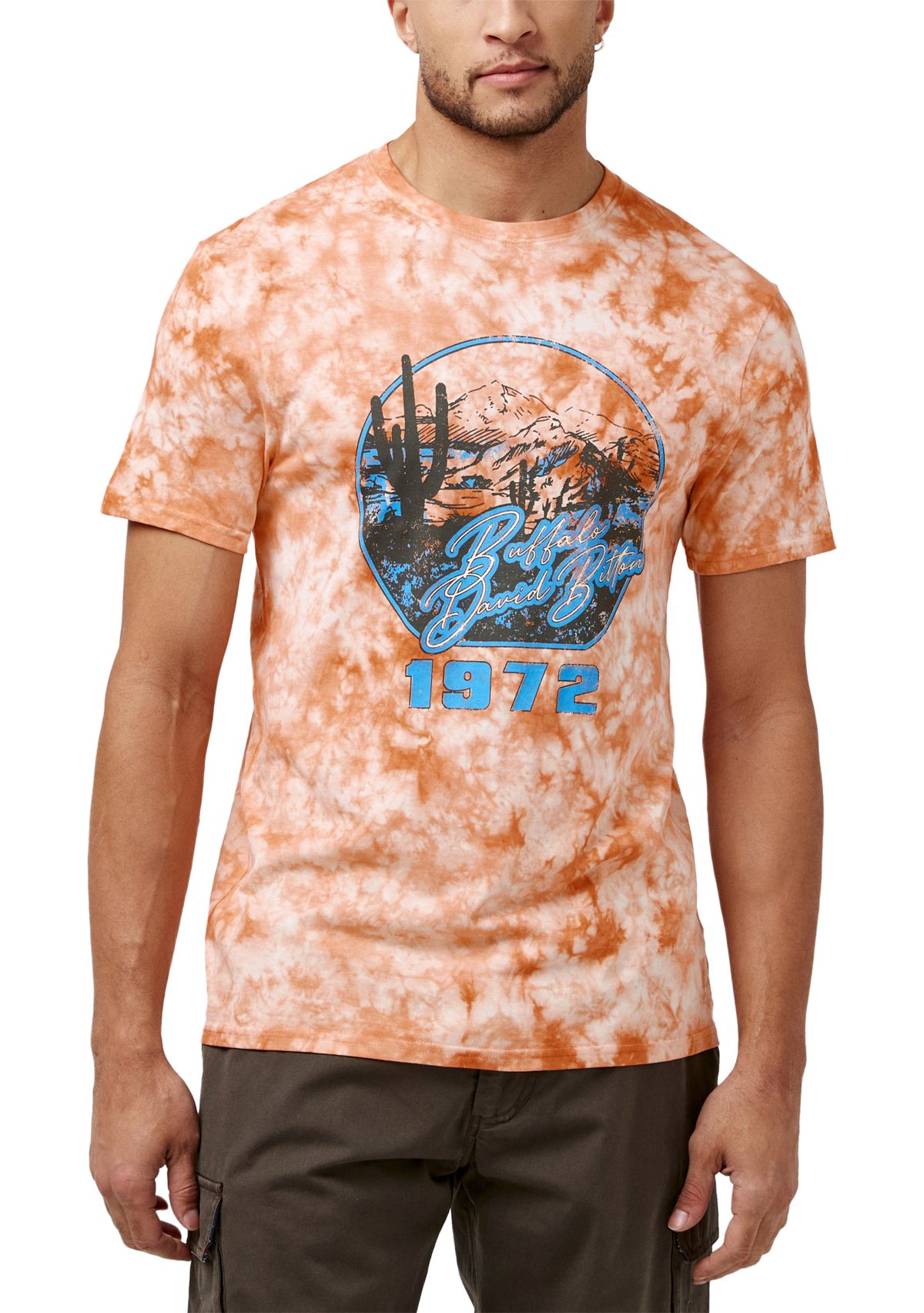 Tigels Tie Dye Graphic T-Shirt 