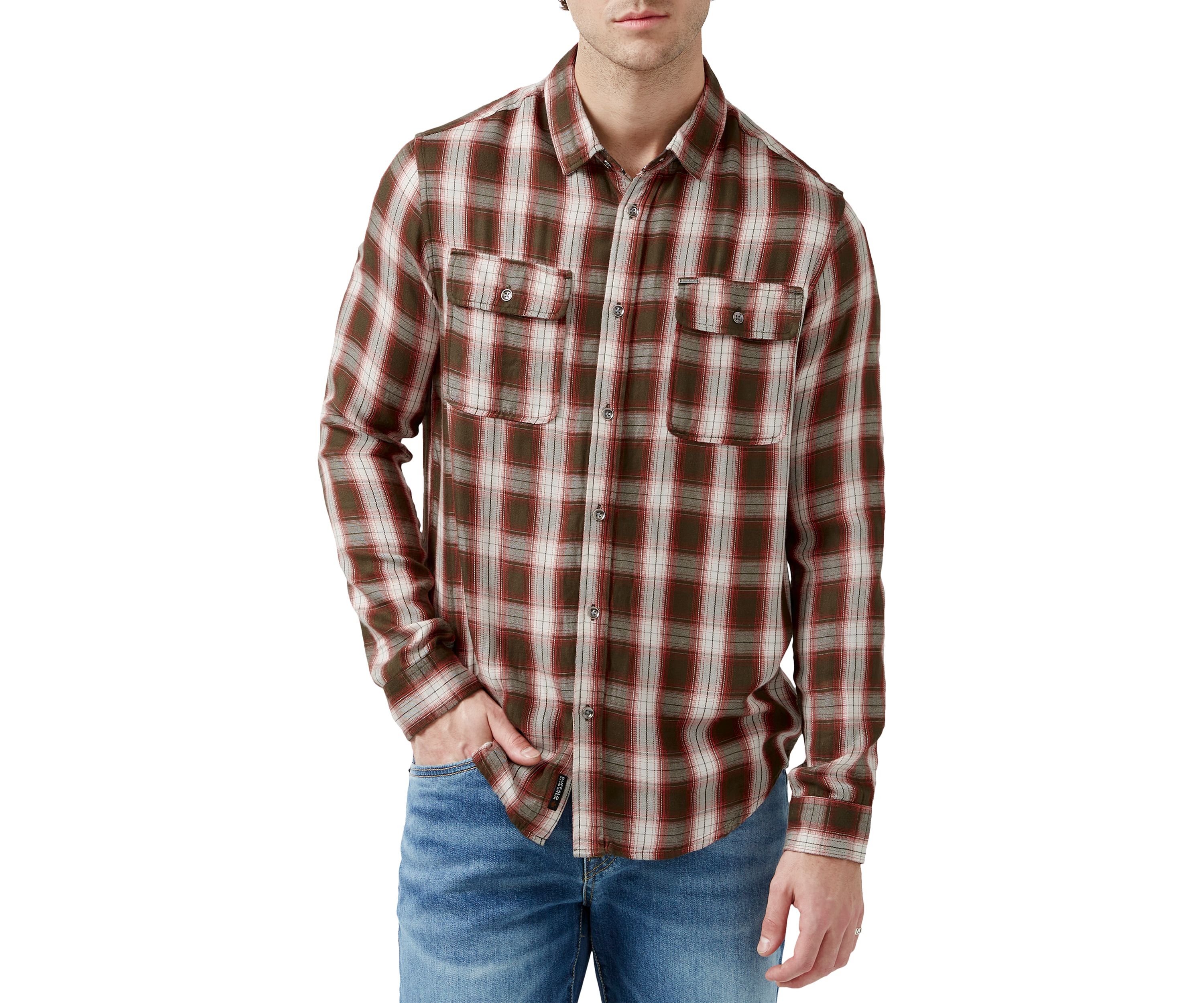 Sake Twill Plaid Shirt