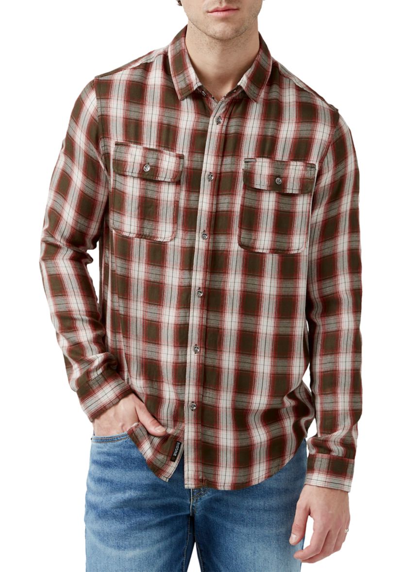 Sake Twill Plaid Shirt