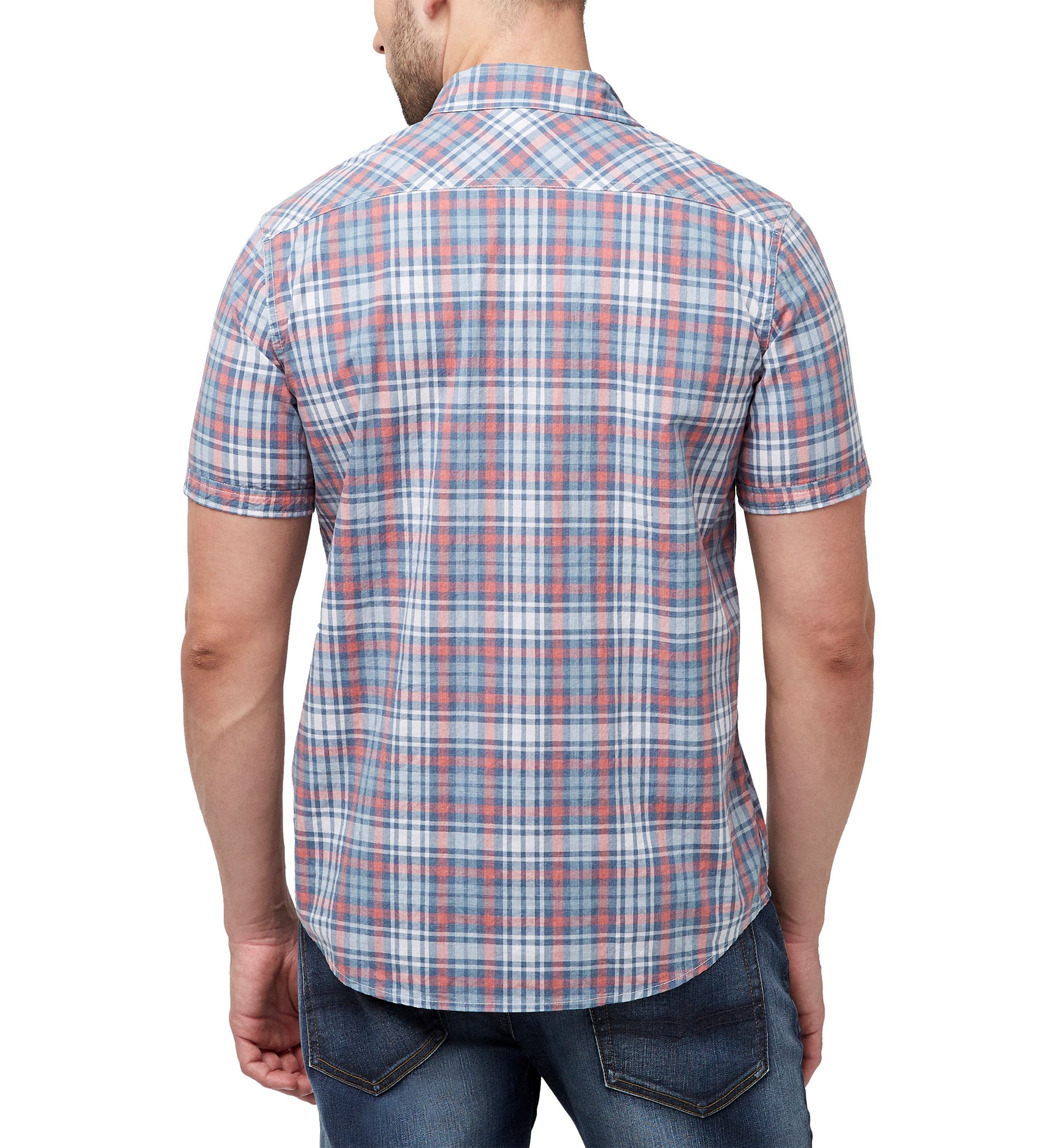 Safe Plaid Button Shirt
