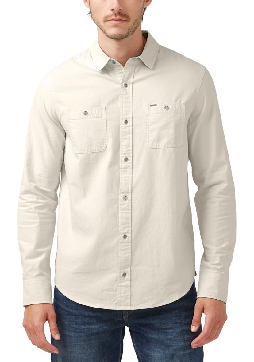Mens Sagrani Milk Long Sleeve Shirt 