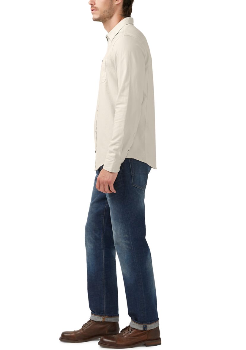 Mens Sagrani Milk Long Sleeve Shirt 