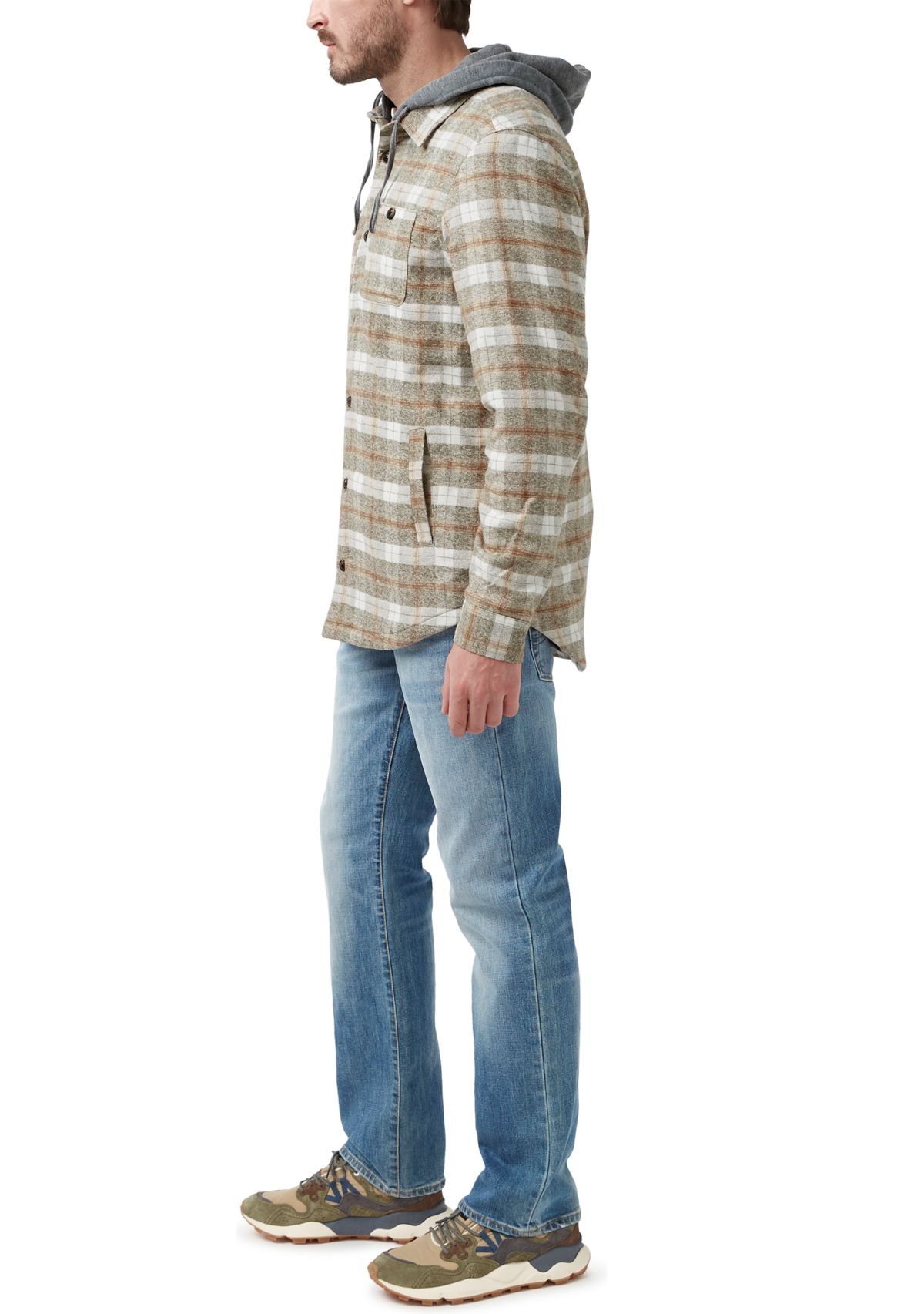 BUFFALO DAVID BITTON® Men's Sacket Green Shirt Jacket | Belk