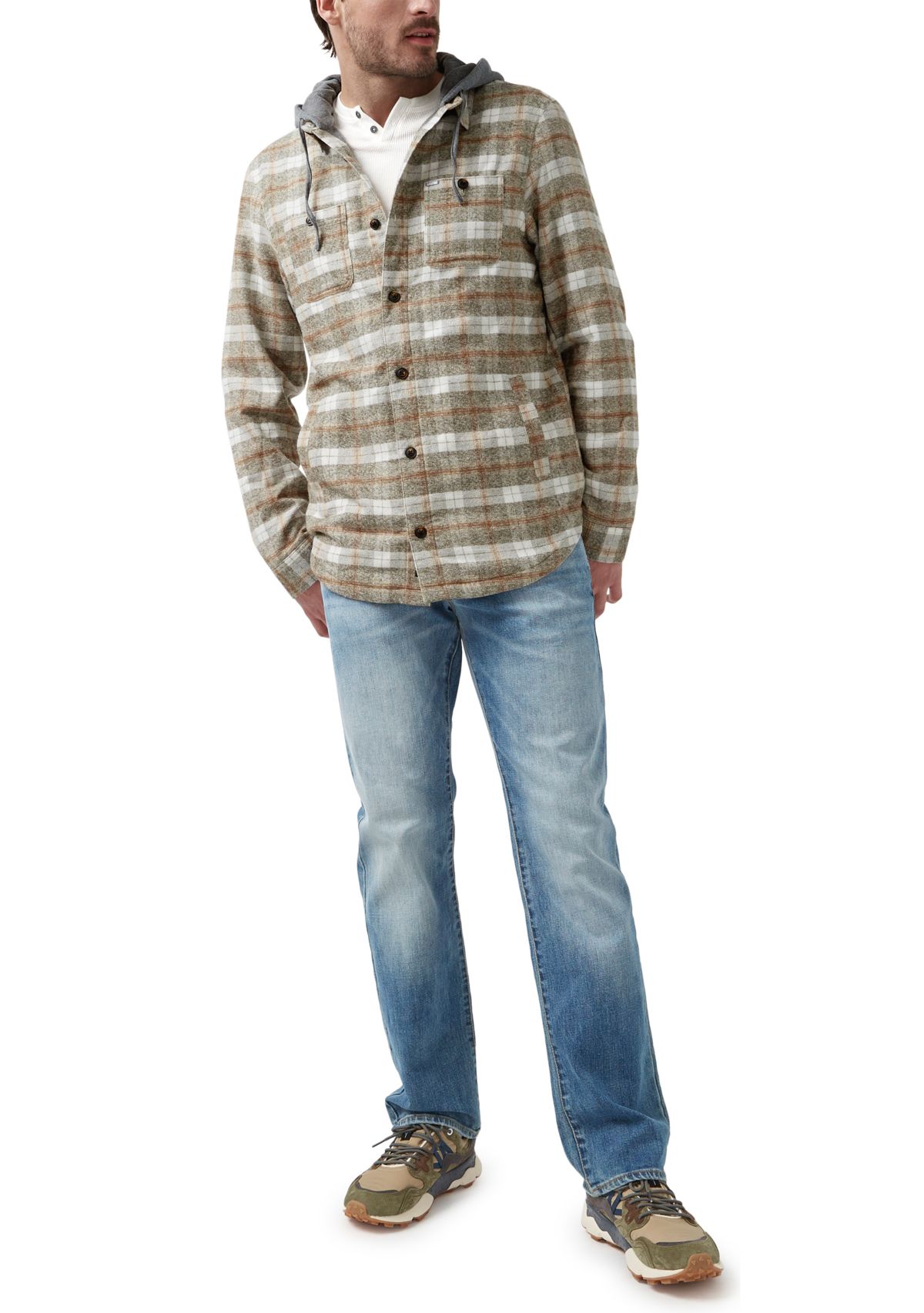 BUFFALO DAVID BITTON® Men's Sacket Green Shirt Jacket | Belk
