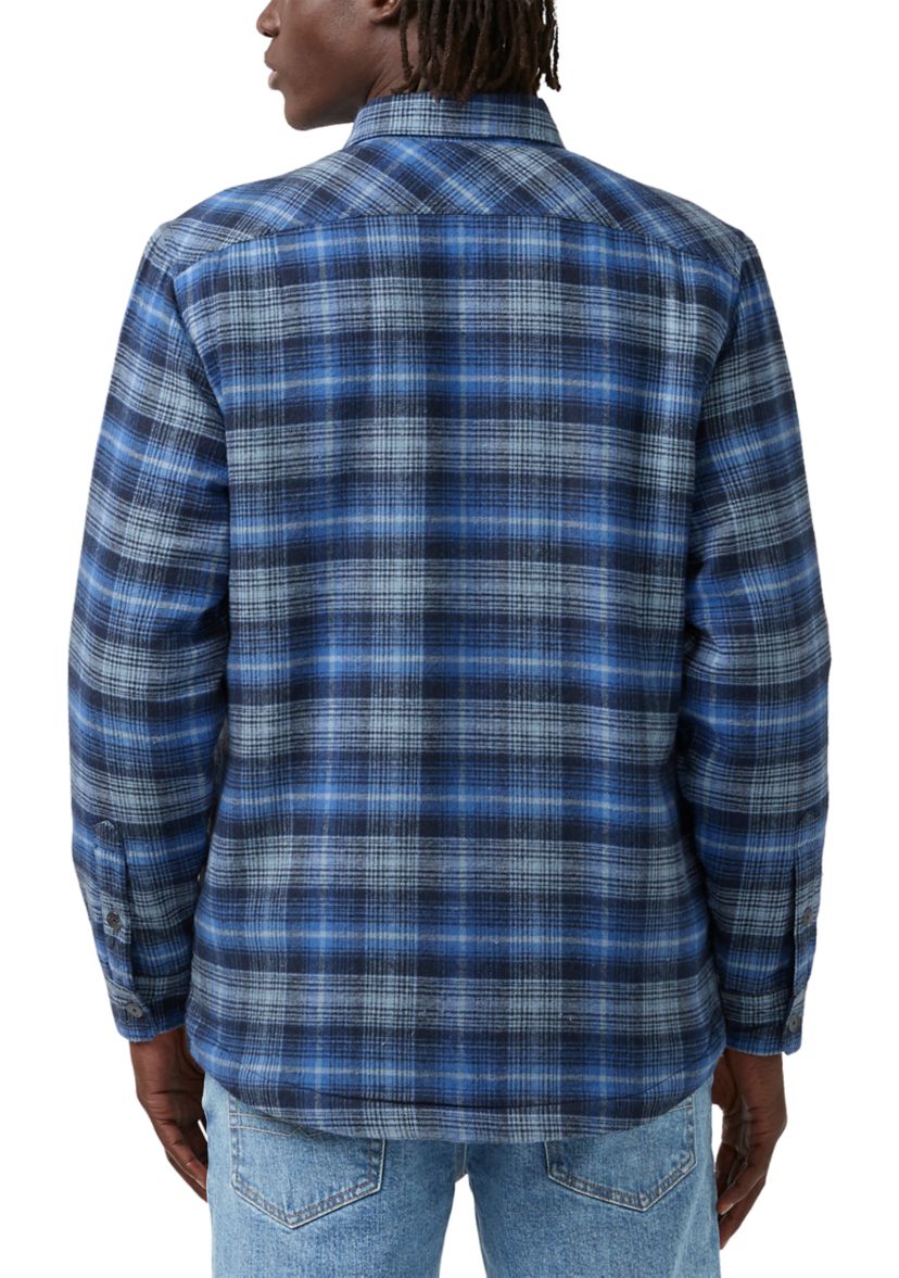 Mens Jaral Blue Shirt Jacket