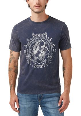 Buffalo David Bitton V-Neck Classic Fit T-Shirt