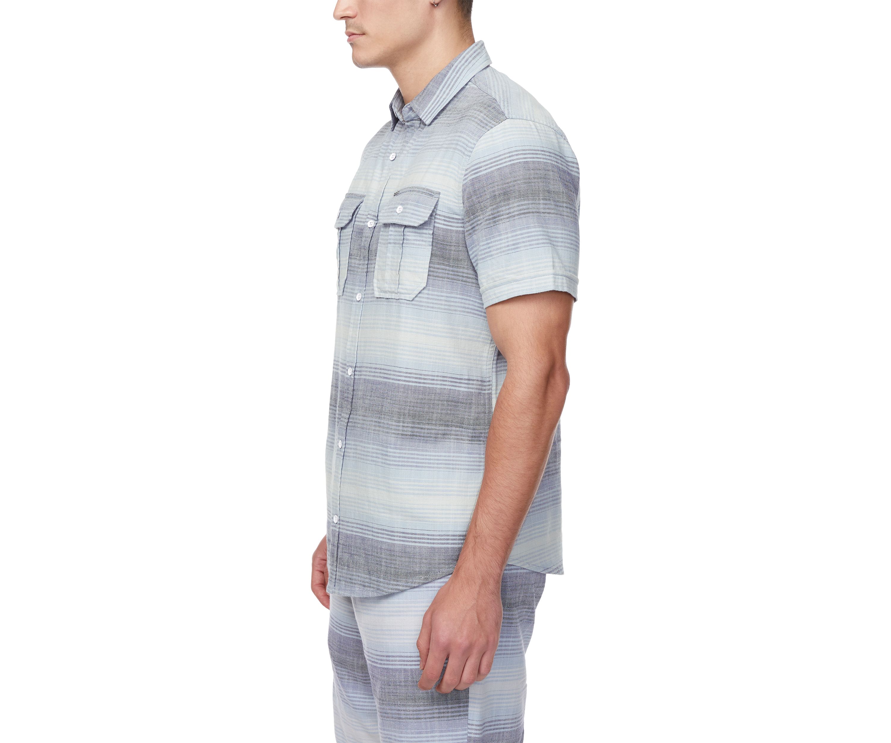 Mens SIboba Short Sleeve Buttoned Shirt