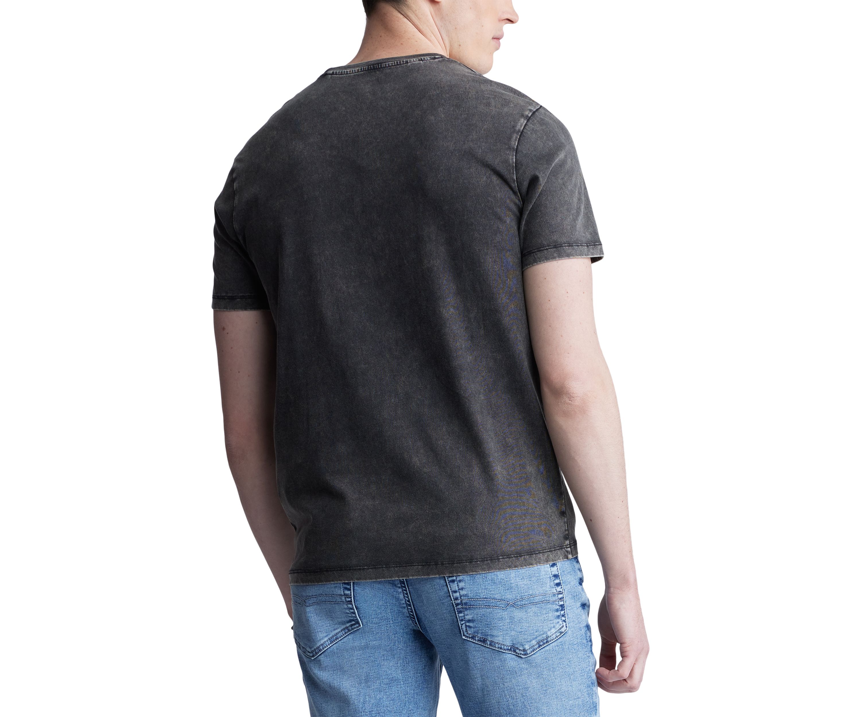 Short Sleeve graphic Mens T-Shirt, Black Vintage - BM24353