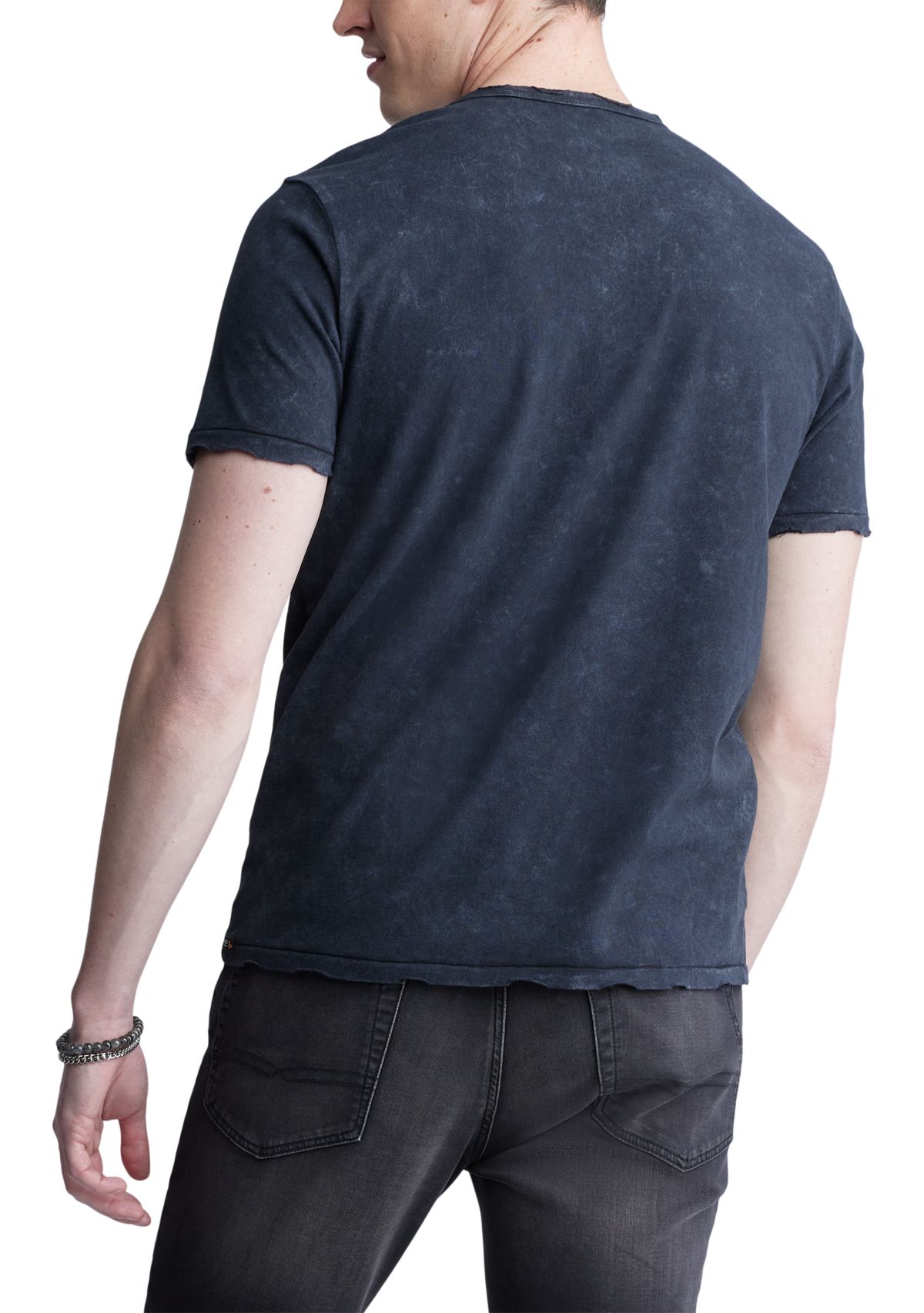 Mens Short Sleeve Graphic T-Shirt, Black