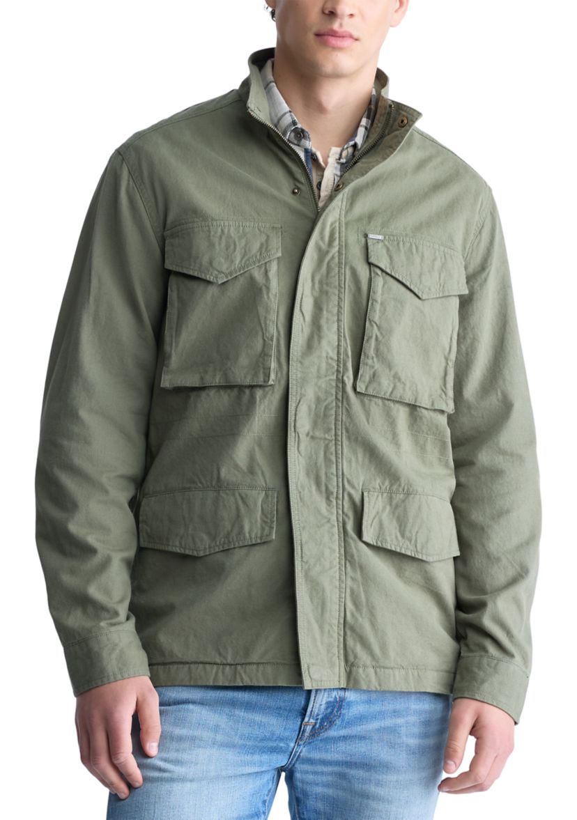 Jafom Mens Utility Jacket with Pockets 