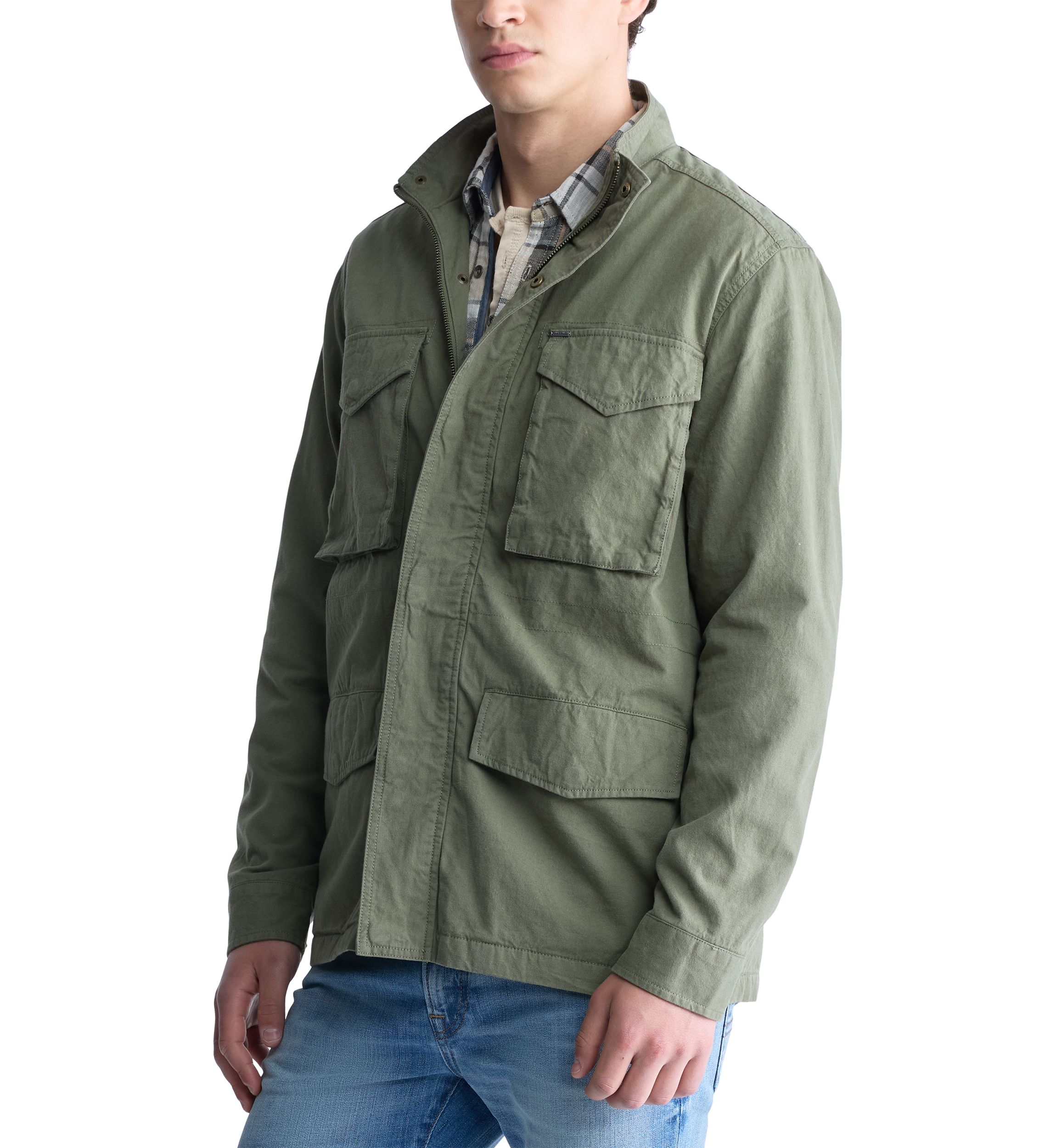 Jafom Mens Utility Jacket with Pockets 