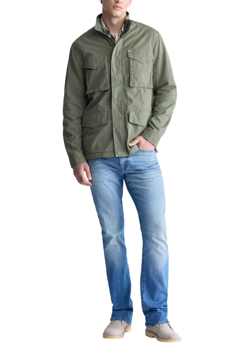 Jafom Mens Utility Jacket with Pockets 