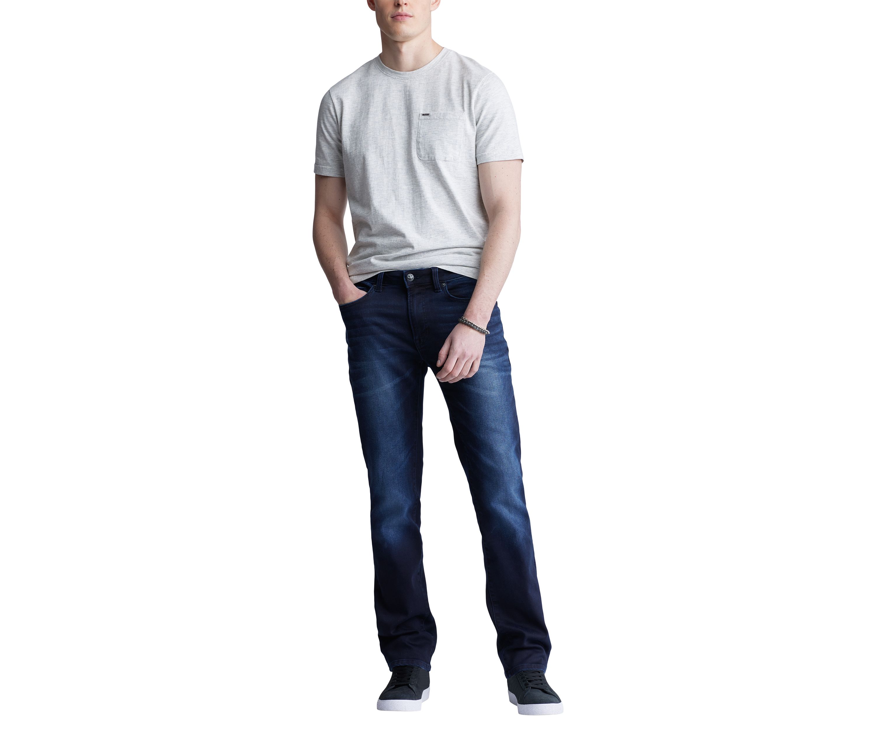 Mens Solid Pocket T-Shirt, Mirage