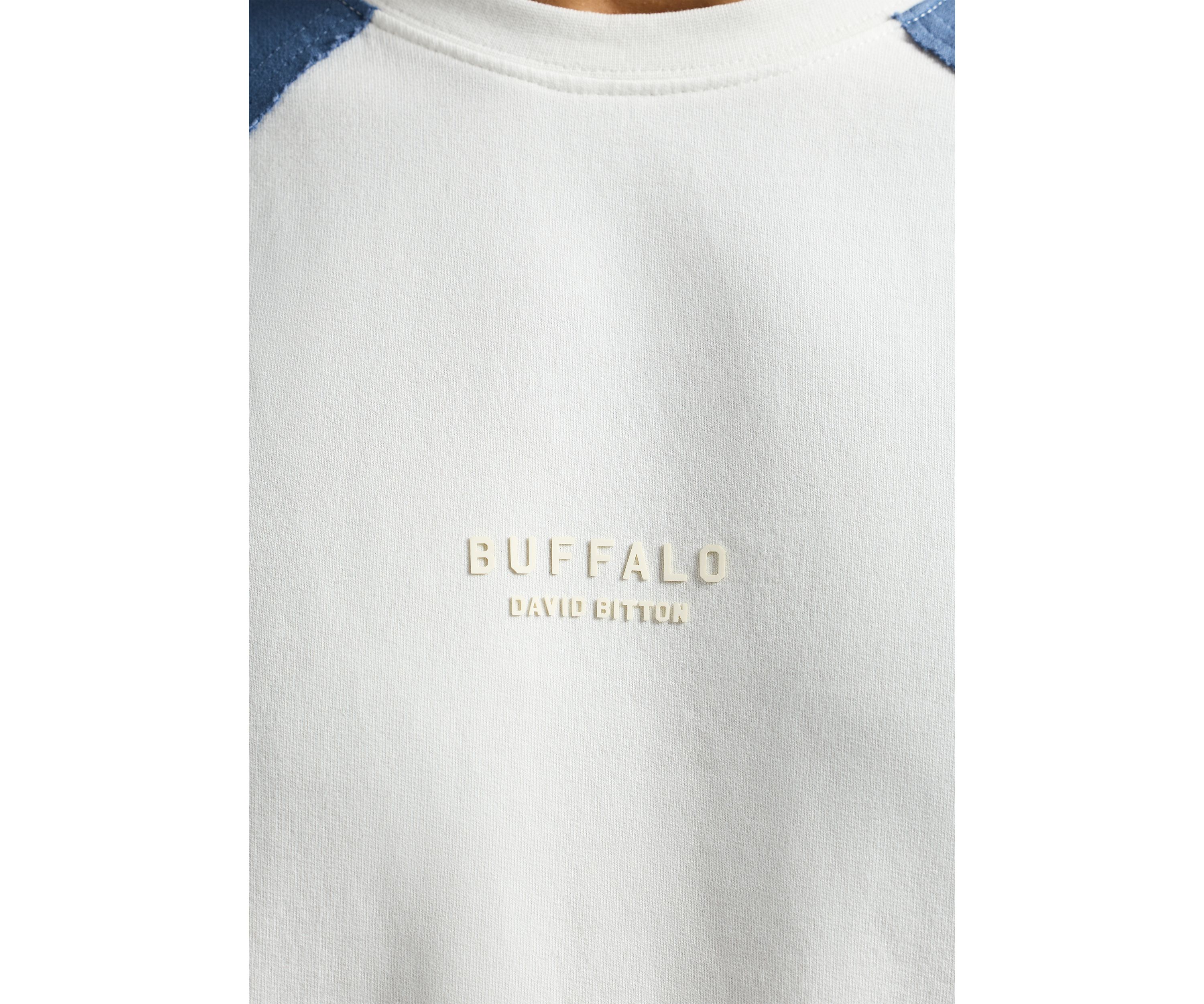 Mens Killabee Raglan French Terry T-Shirt with Contrast Sleeves