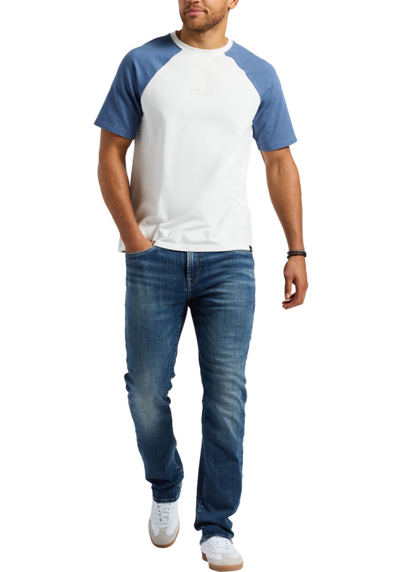 Mens Killabee Raglan French Terry T-Shirt with Contrast Sleeves