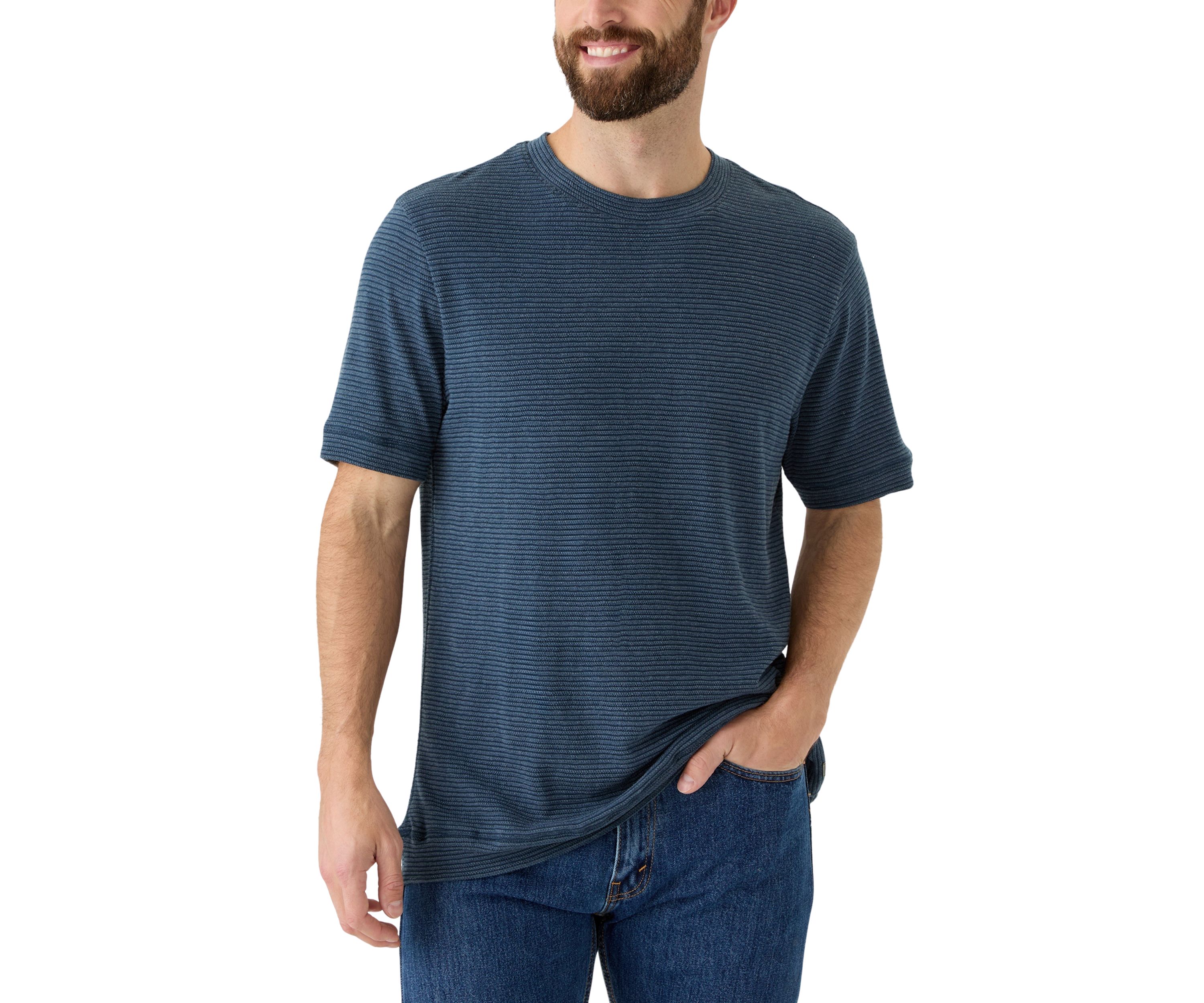 Mens Short Sleeve Striped T-Shirt 