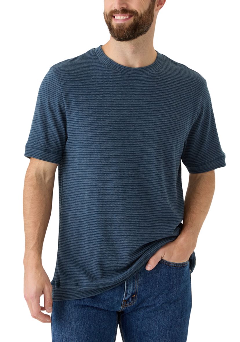 Mens Short Sleeve Striped T-Shirt 