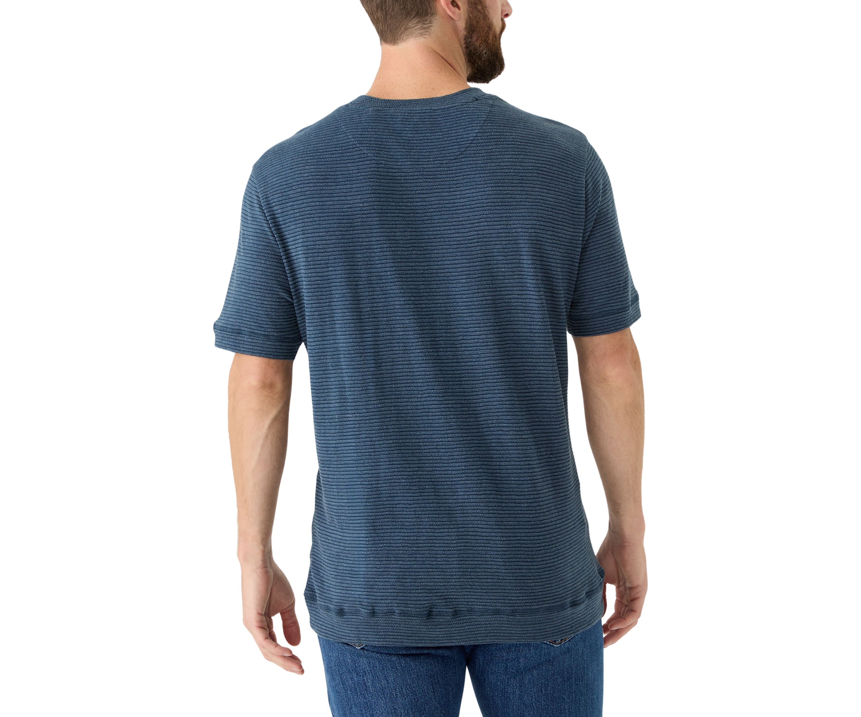 Mens Short Sleeve Striped T-Shirt 