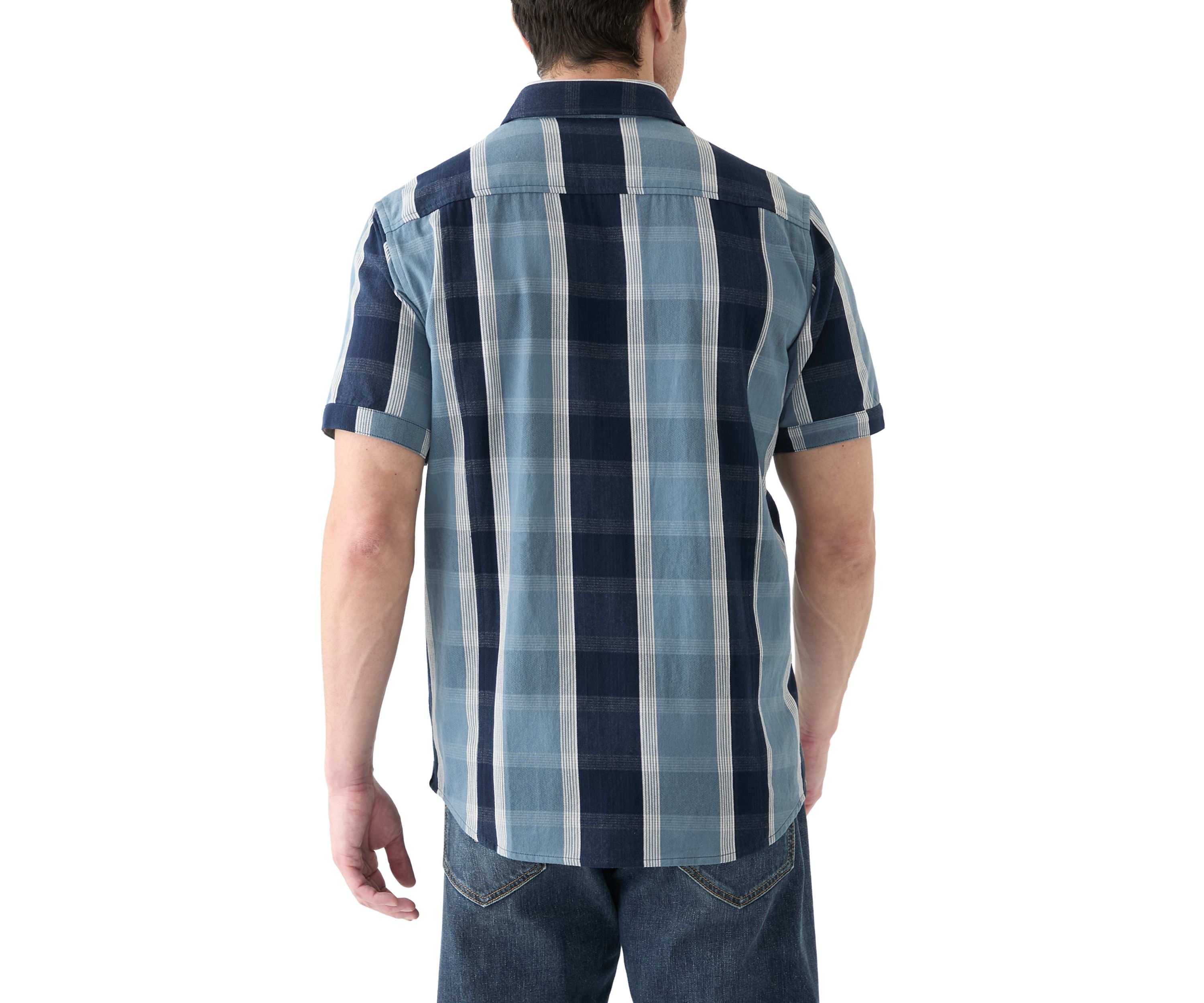 Mens Plaid Button Up Shirt