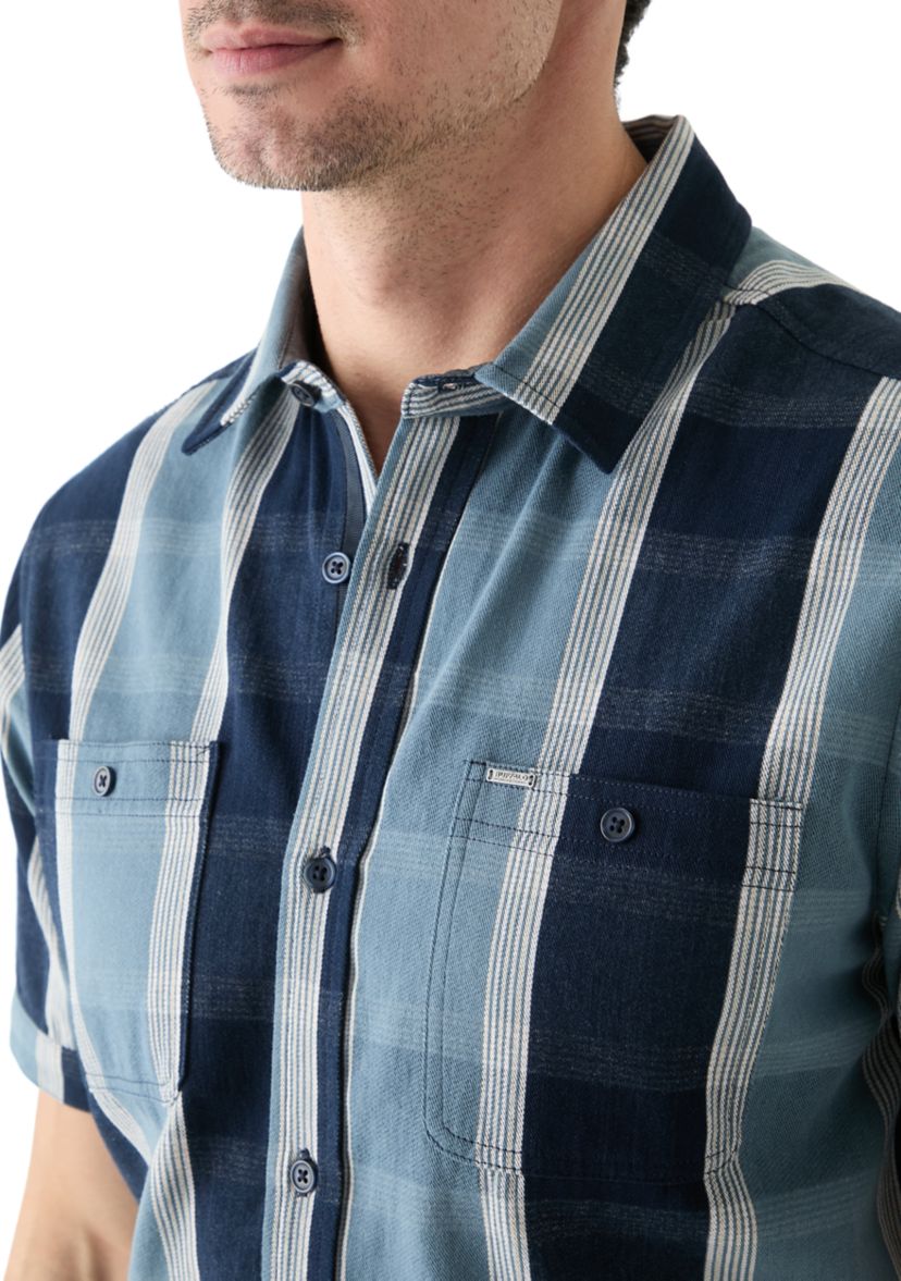 Mens Plaid Button Up Shirt
