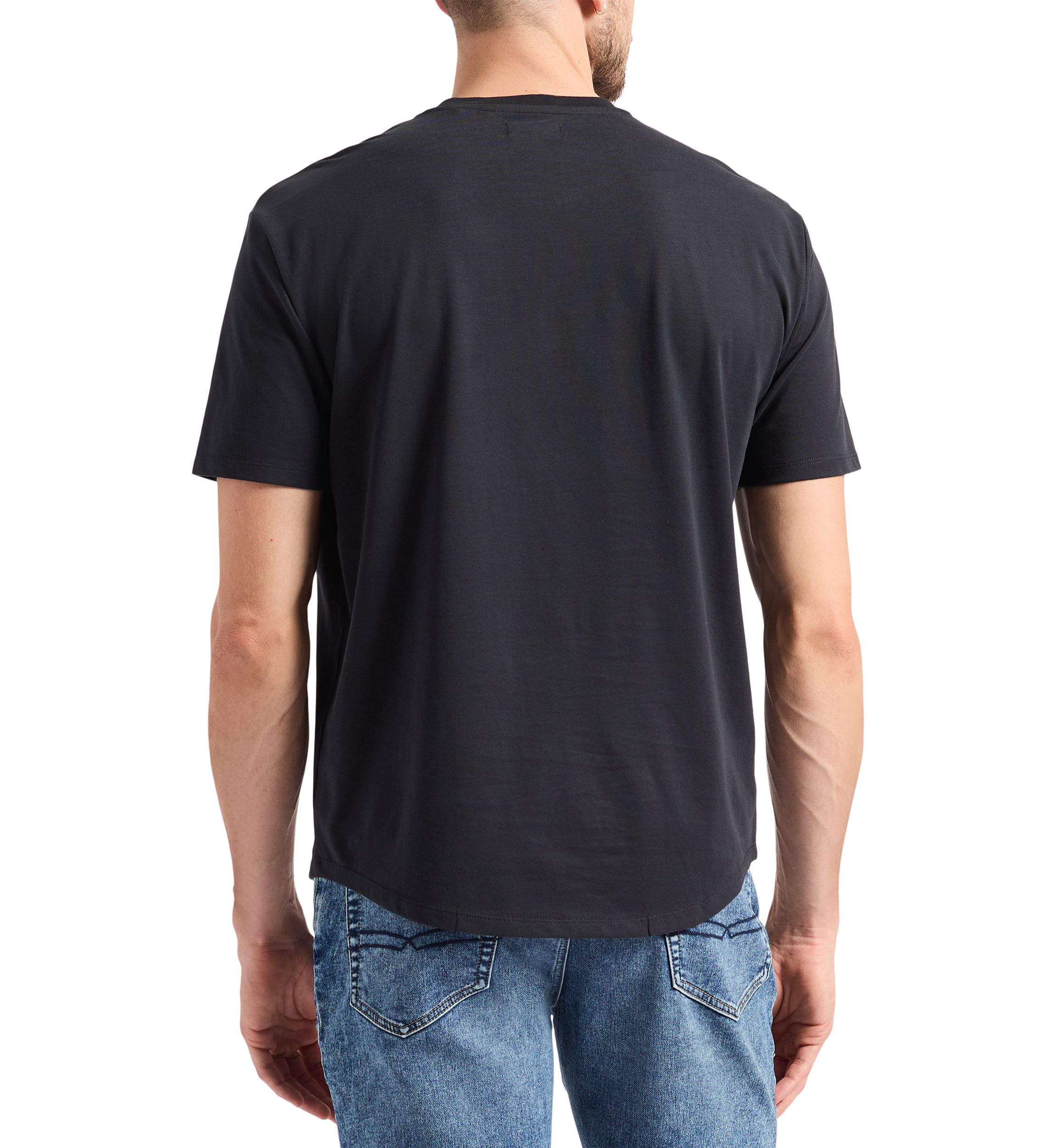 Mens Short Sleeve Henley T-Shirt, Fern