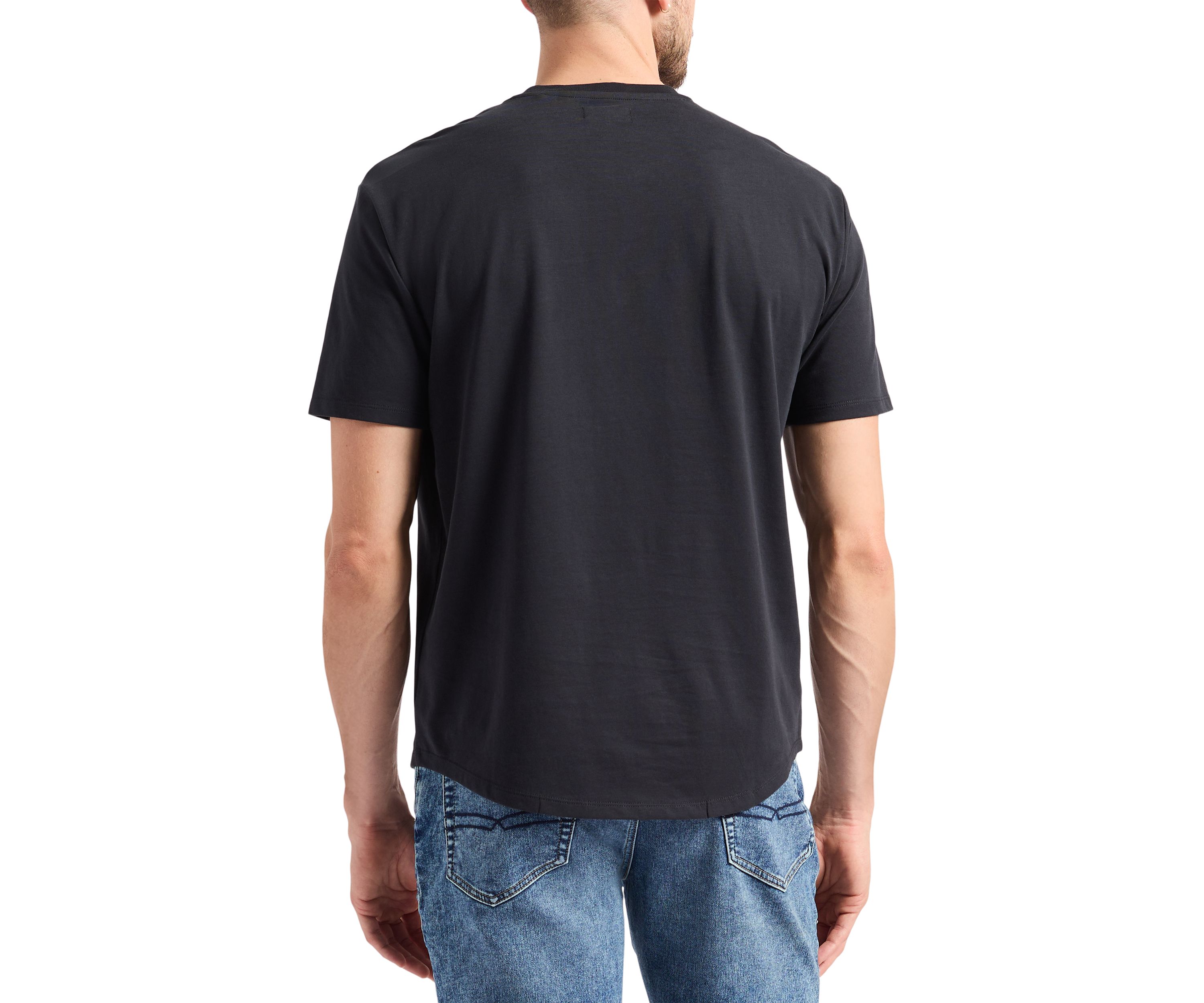 Mens Short Sleeve Henley T-Shirt, Fern