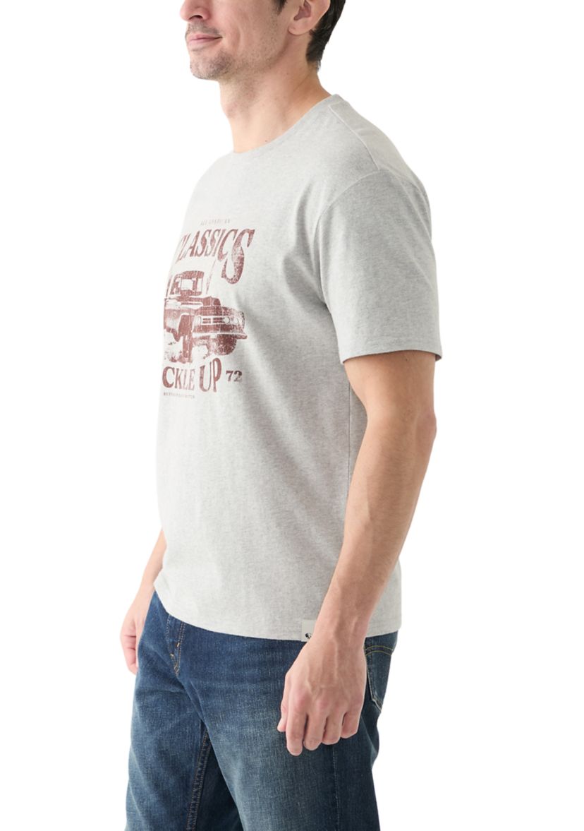 Mens Short Sleeve Cotton Classics Graphic T-Shirt 