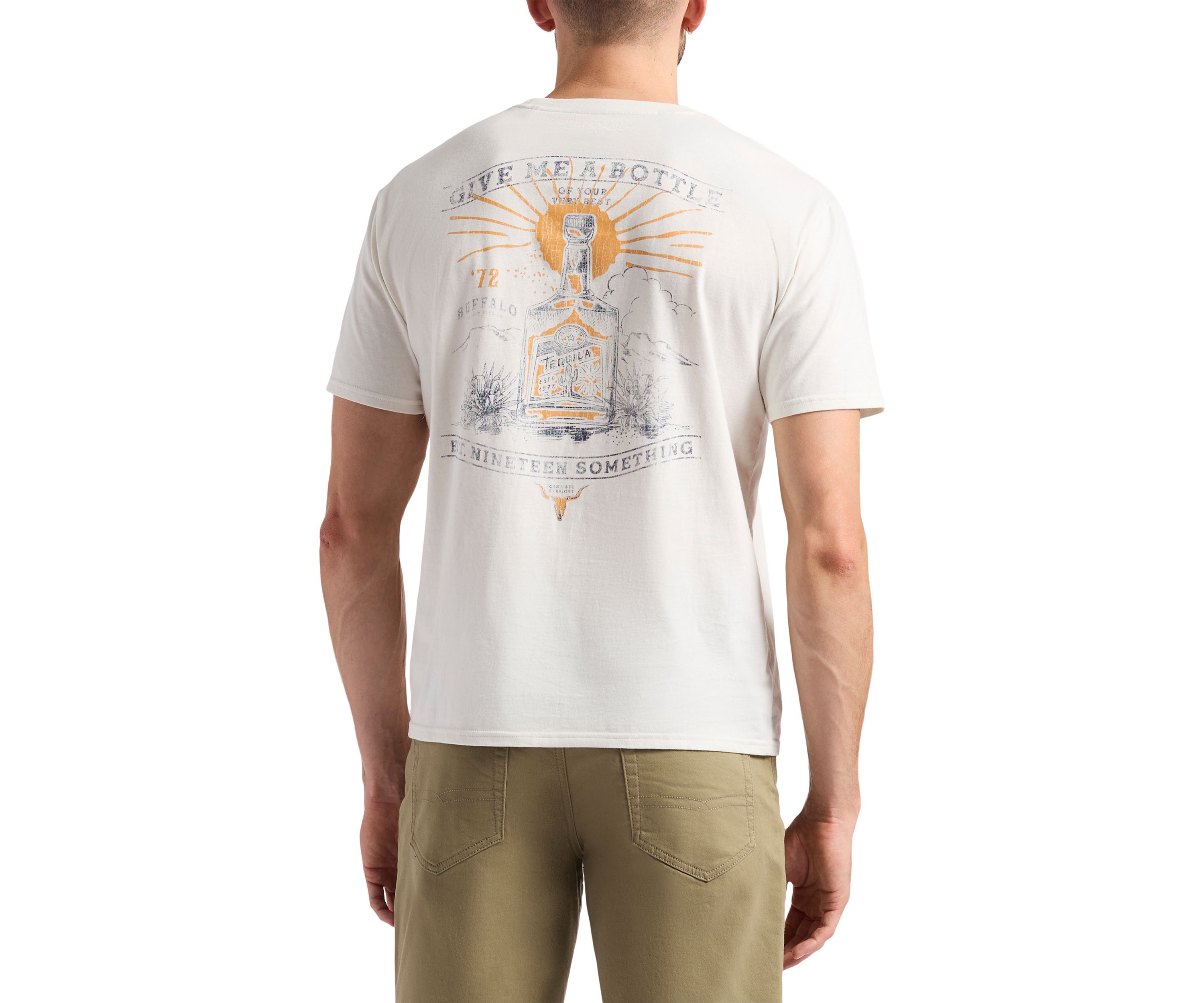 Mens Tinglev Graphic T-Shirt with Tequila Graphic