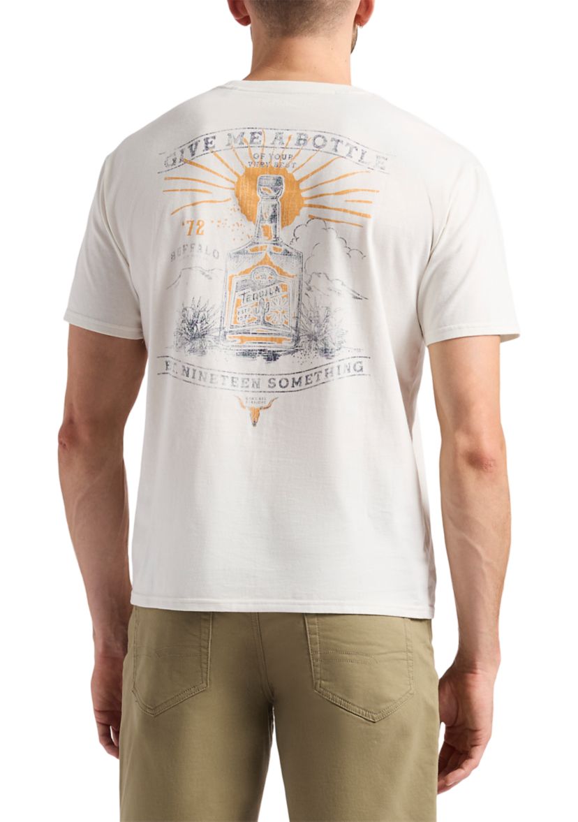 Mens Tinglev Graphic T-Shirt with Tequila Graphic