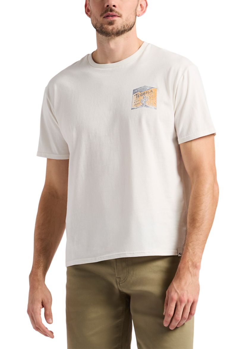 Mens Tinglev Graphic T-Shirt with Tequila Graphic