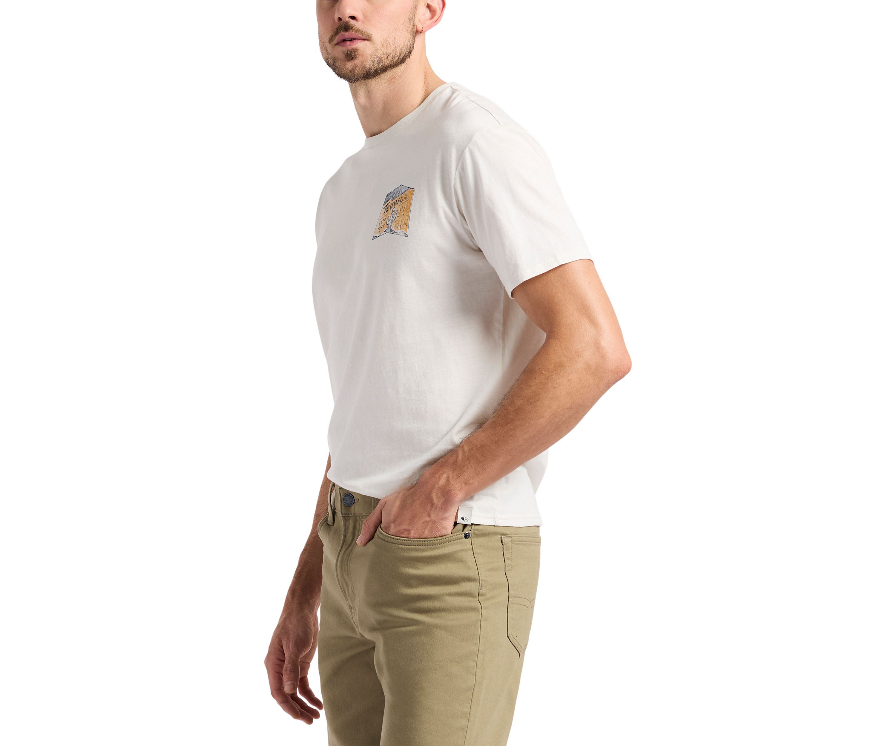 Mens Tinglev Graphic T-Shirt with Tequila Graphic