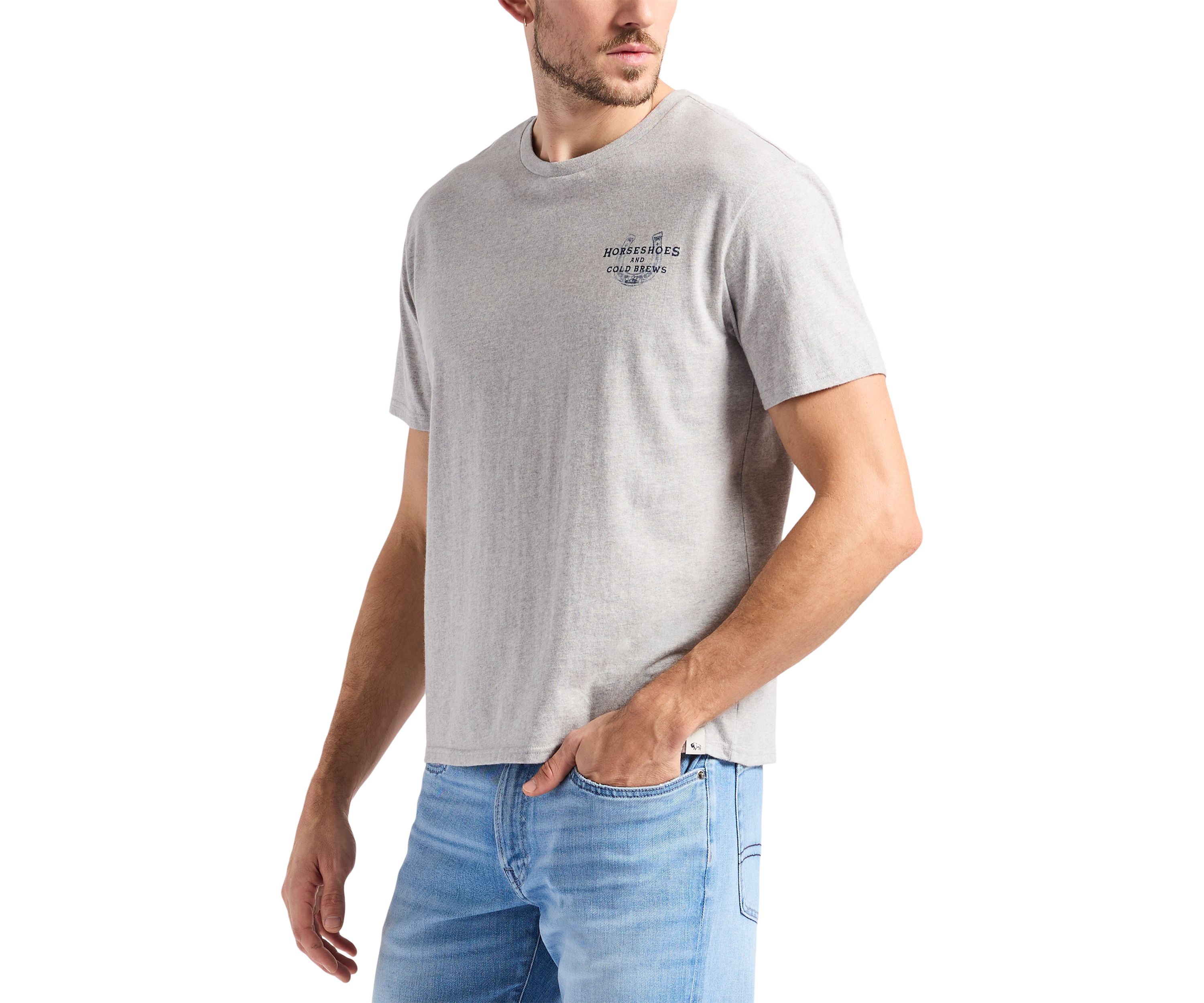 Mens Tastrup Graphic T-Shirt with Horseshoes Print