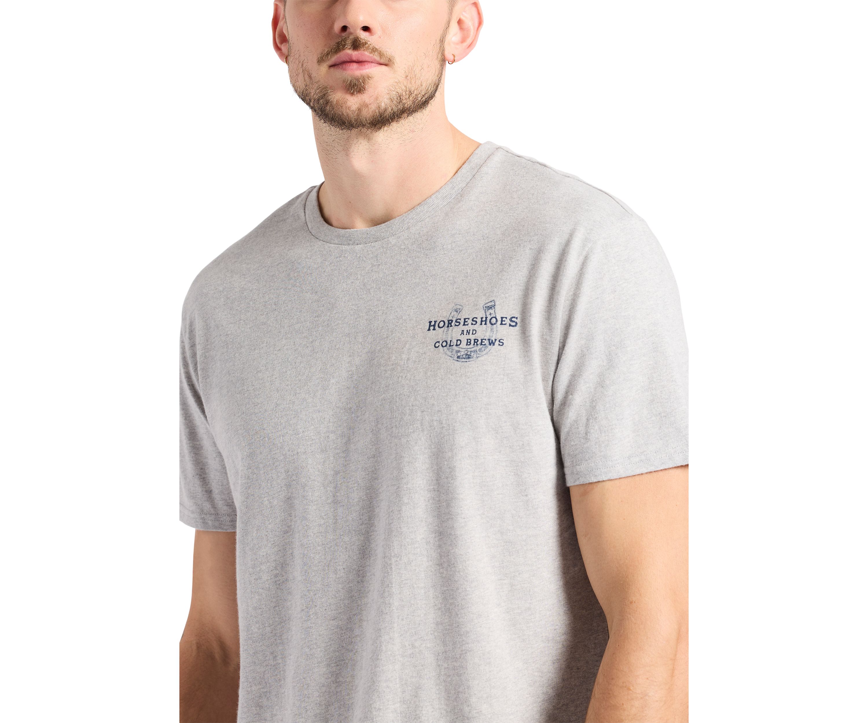 Mens Tastrup Graphic T-Shirt with Horseshoes Print