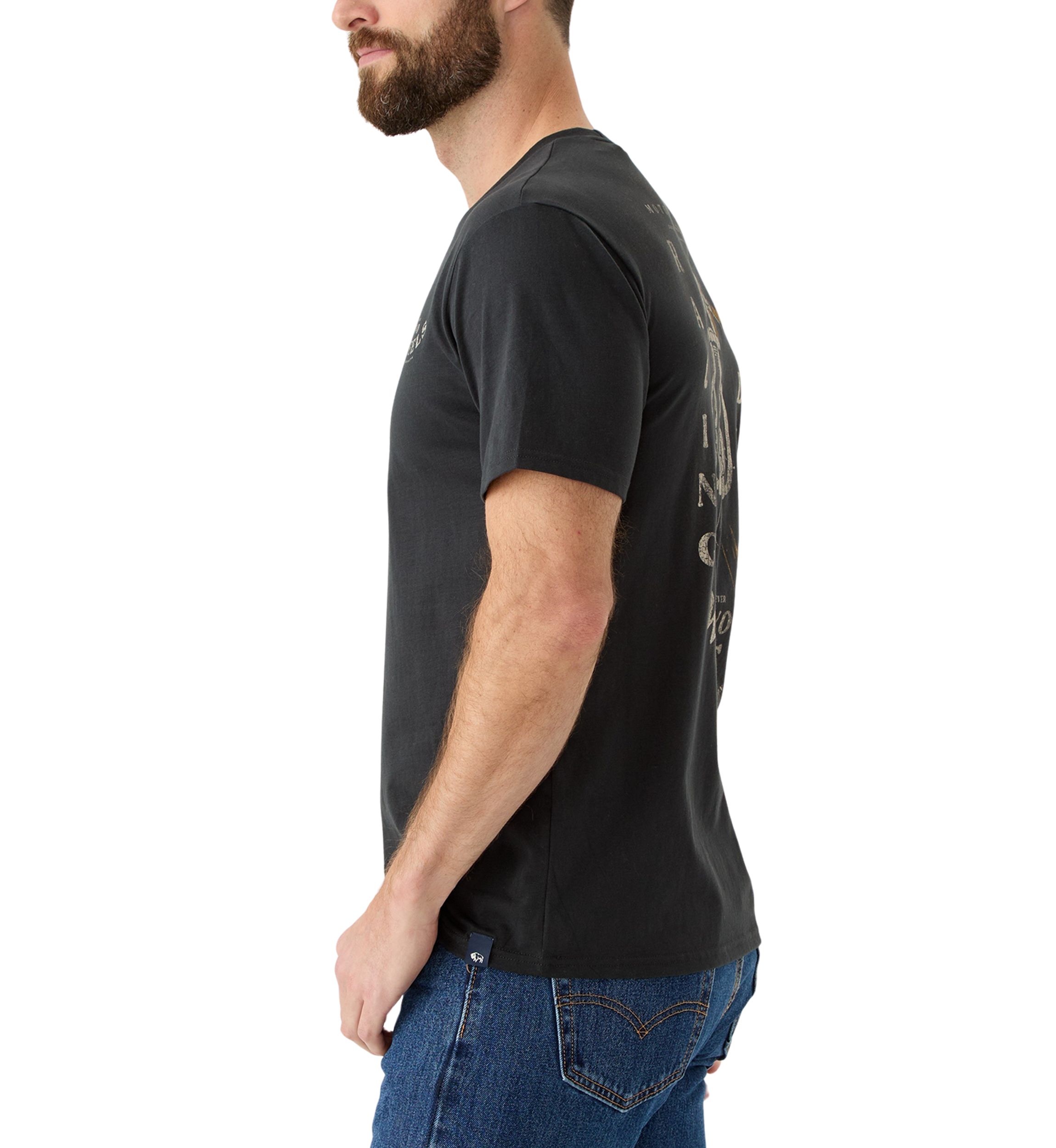 Mens Short Sleeve Two Wheels Graphic T-Shirt 